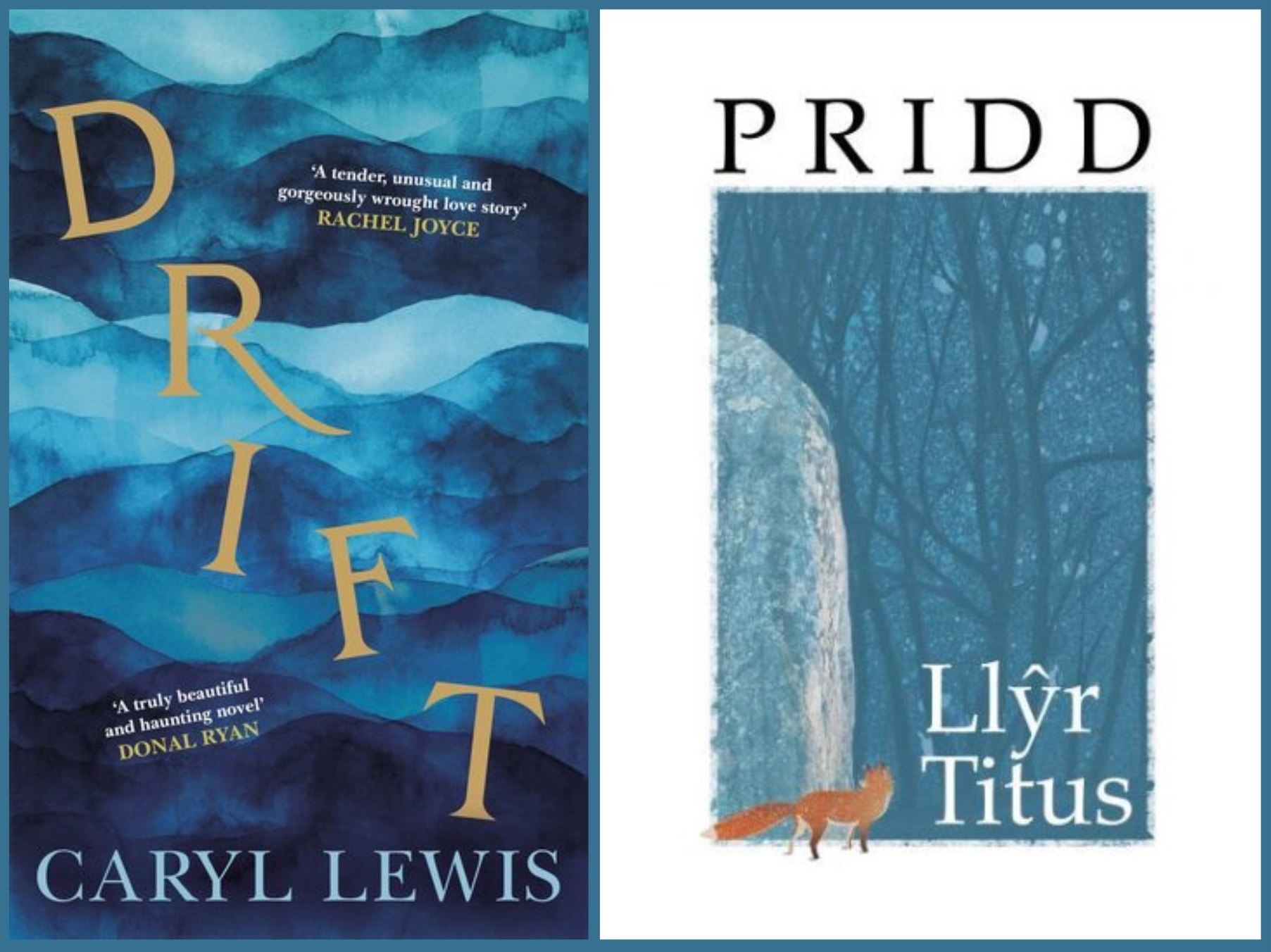 Drift by Caryl Lewis, and Pridd by Ll?r Titus.