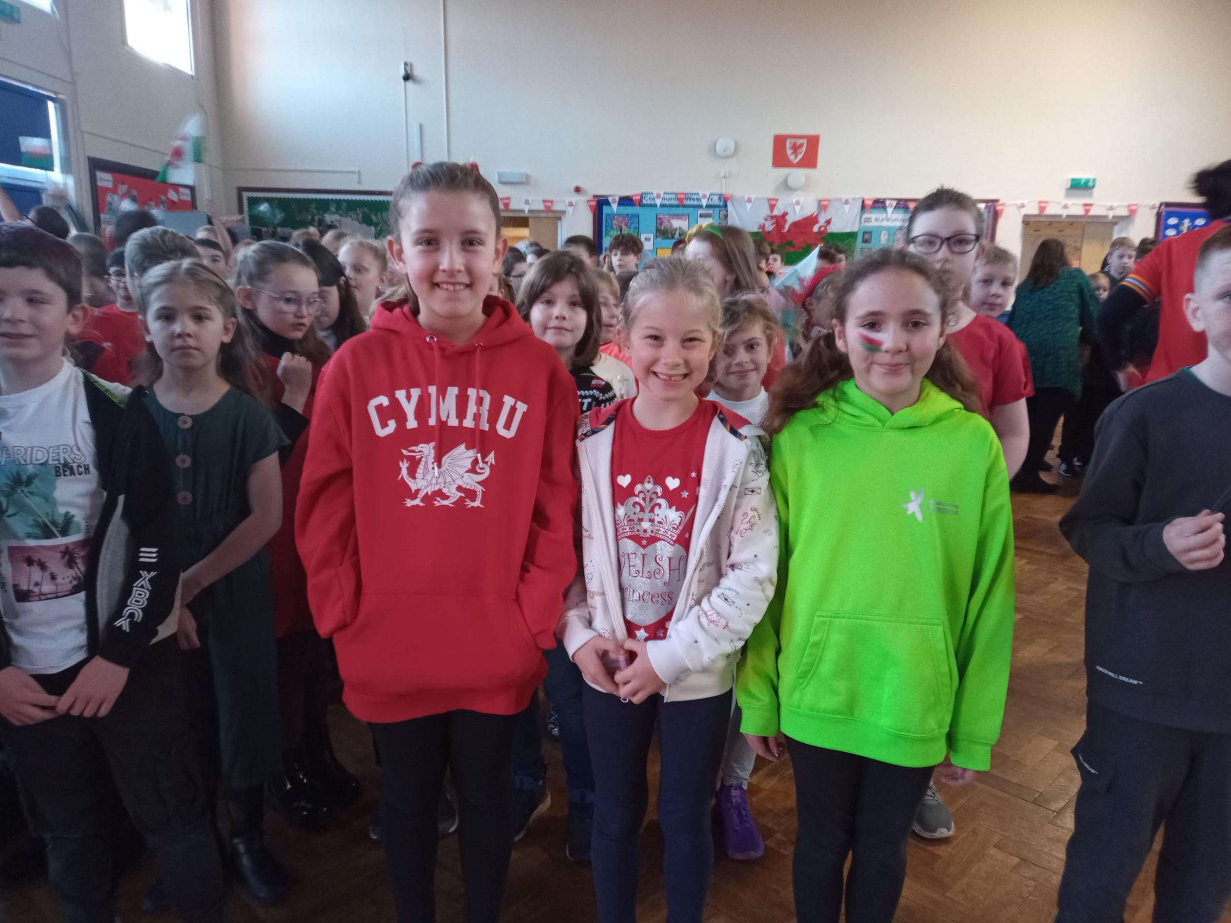  Wales fever for the World Cup at Ysgol Bryn Coch.