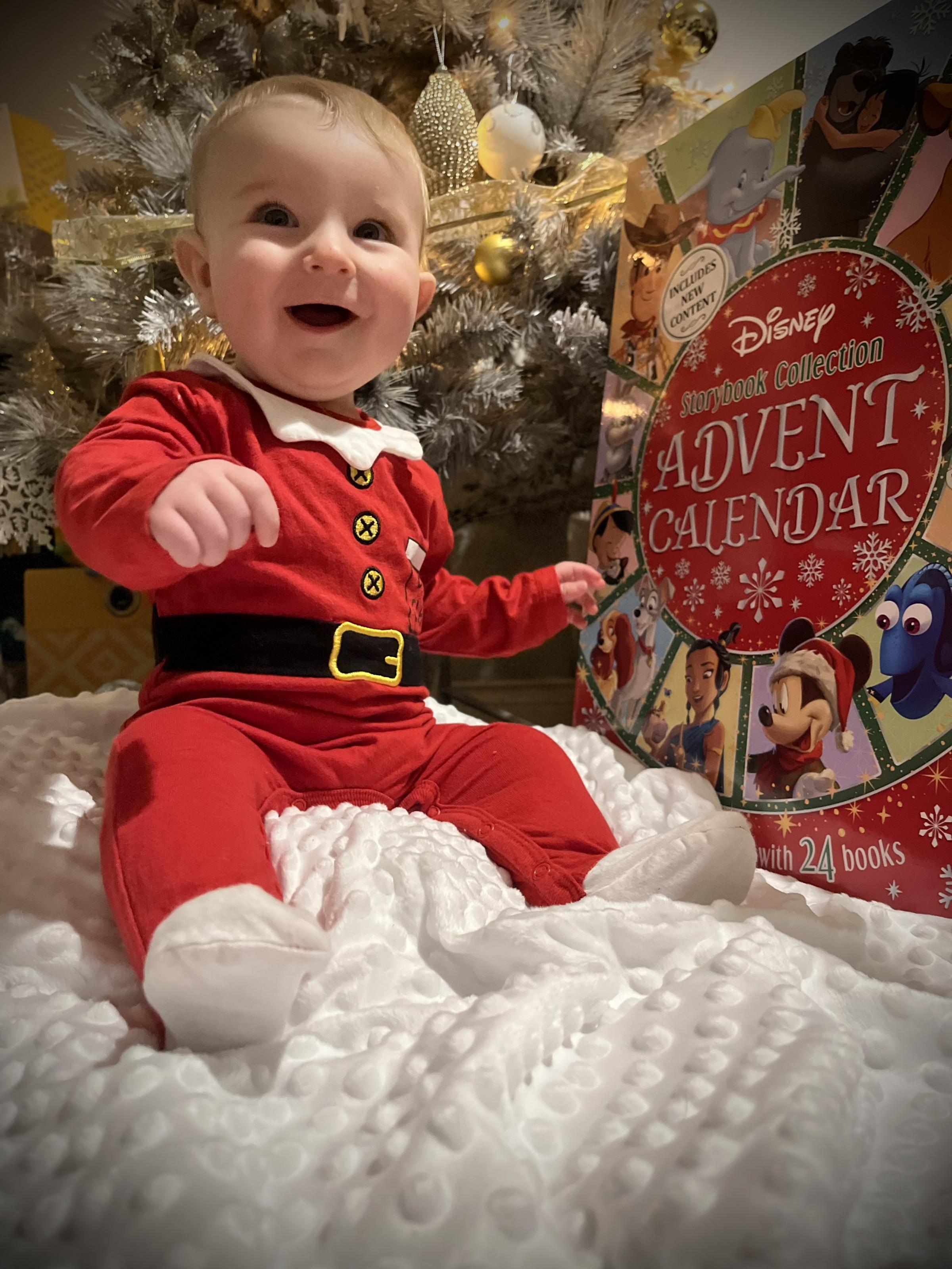 Jade Gavan, from Llay, shared this photo of seven-month-old Roman Payne, all smiles with his advent calendar on December 1.