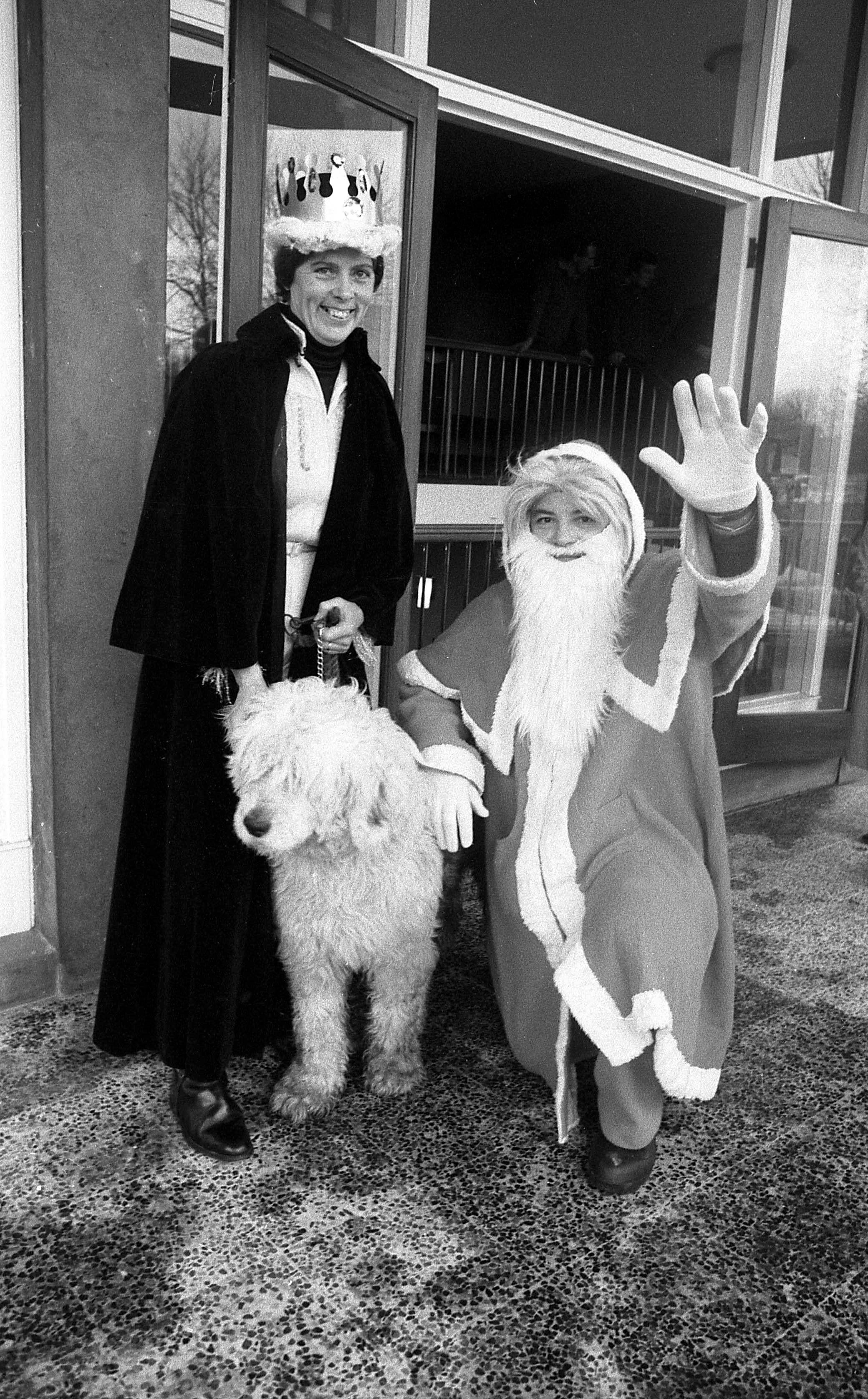 The Father Christmas parade, Wrexham, 1983.