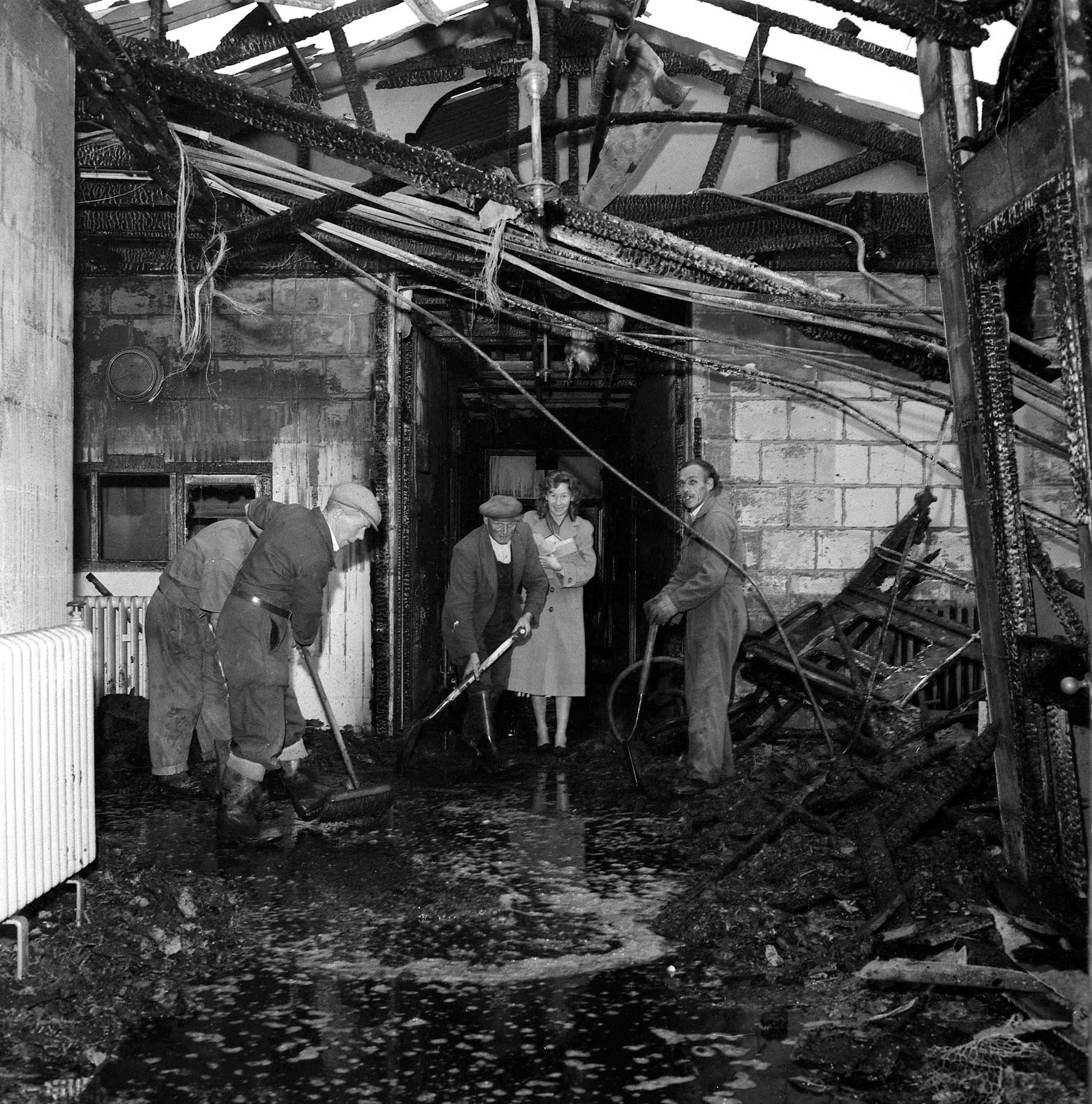 Fire at Granby Garments, 1962.