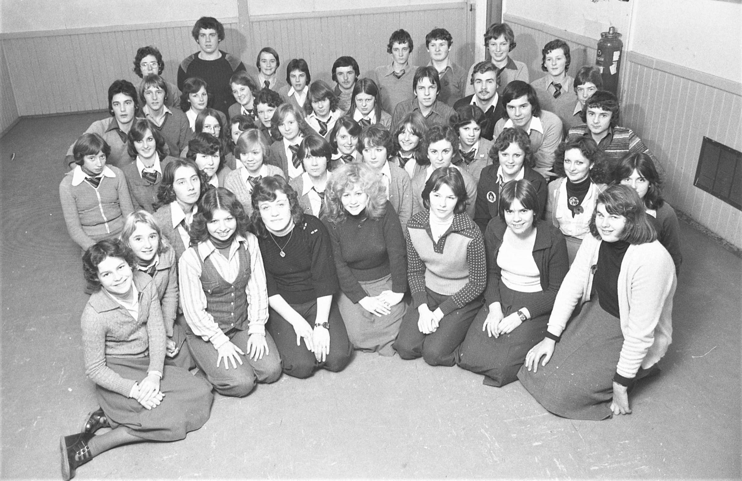 Ysgol Morgan Llwyd, new youth club, November 1977.