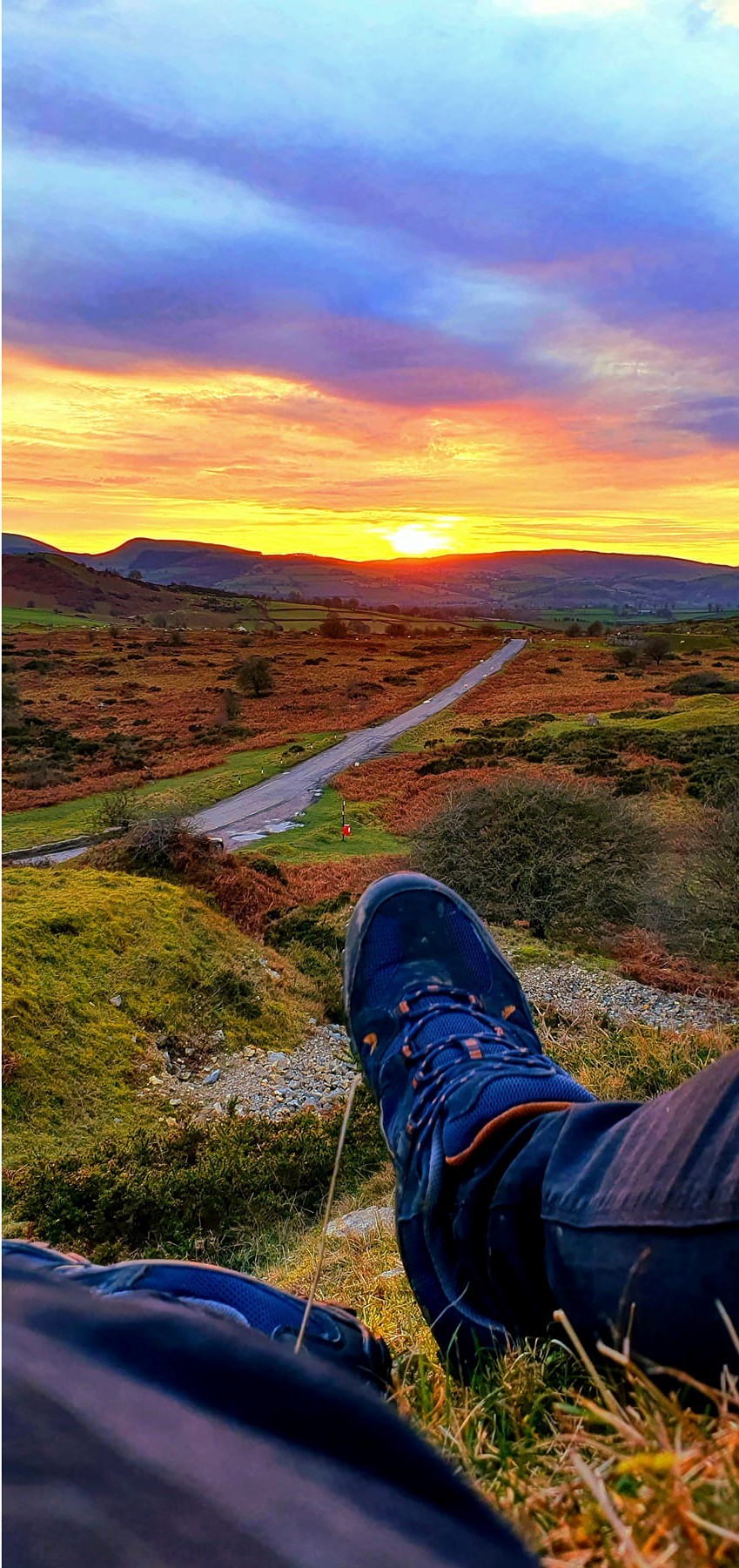 Sunset from Halkyn. Picture: Jamie Jenkins