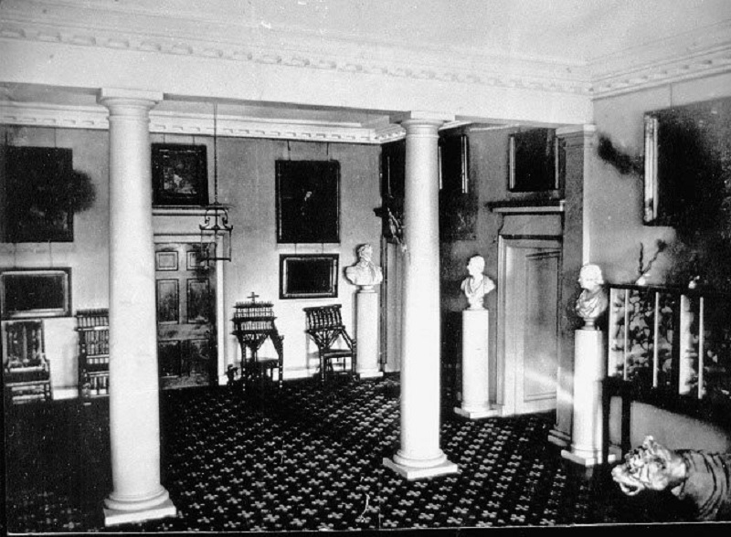 Inside Acton Hall.