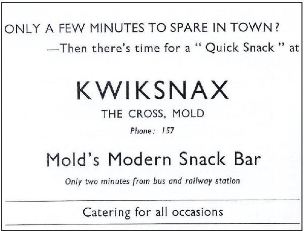 Kwiksnax ad ad, from the 1950s.