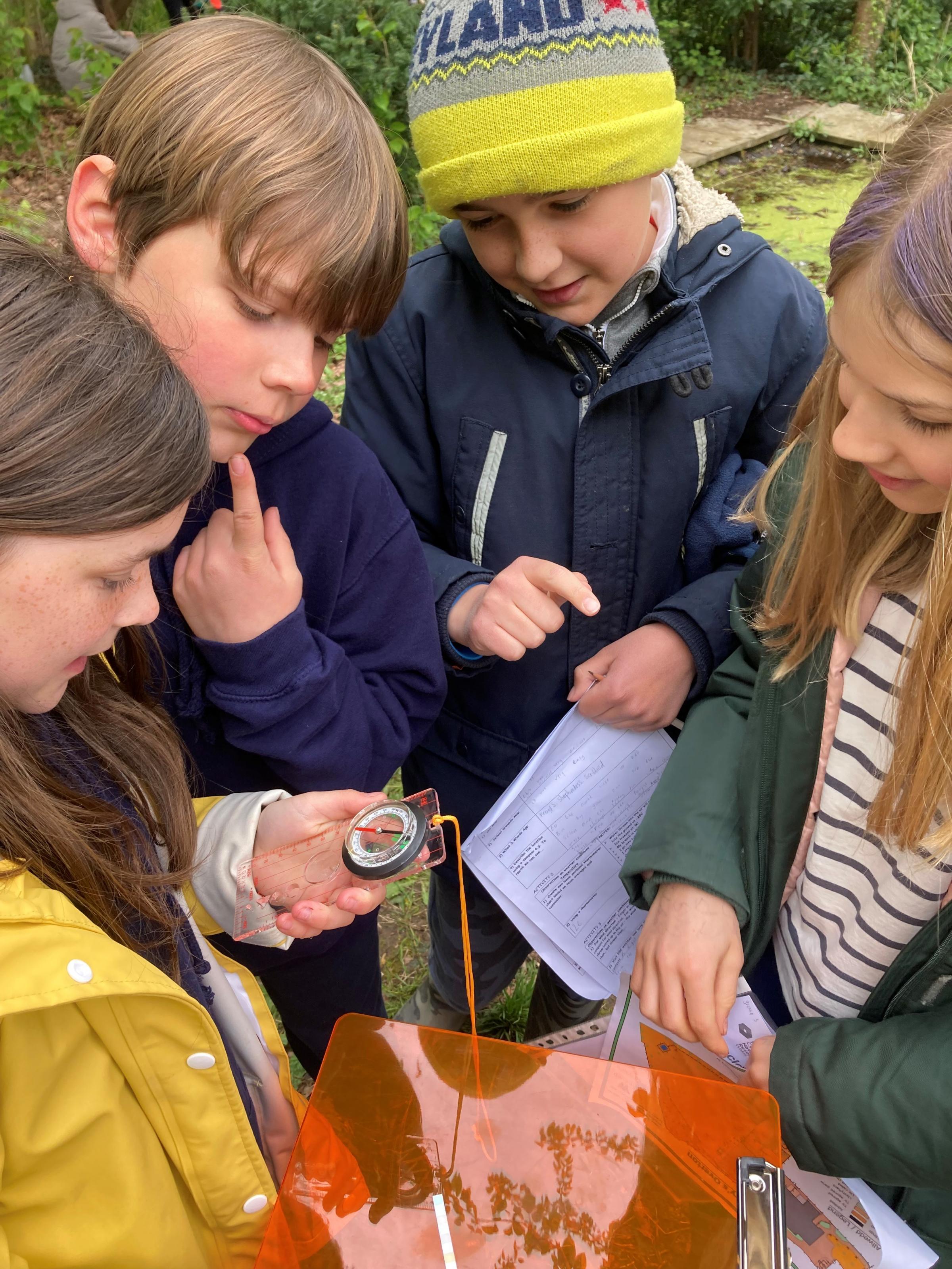  St Marys pupils as Environmental Health officers.