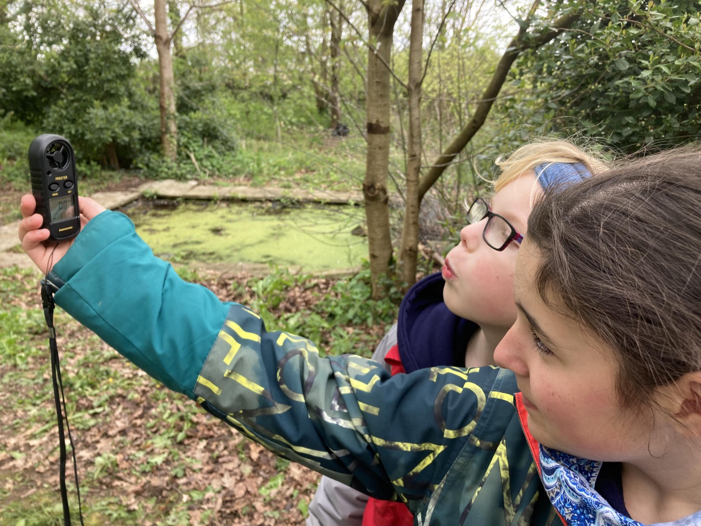  St Marys pupils as Environmental Health officers.