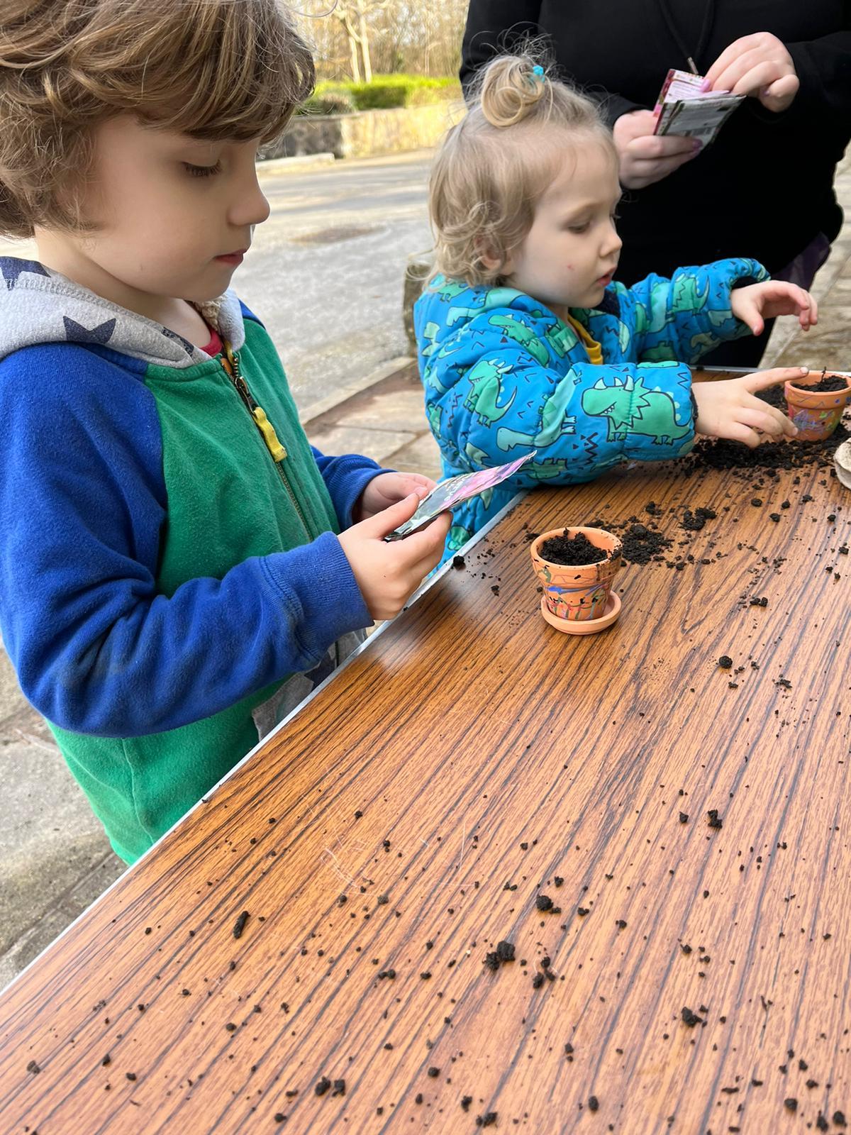 Half term fun at Minera Lead Mines.