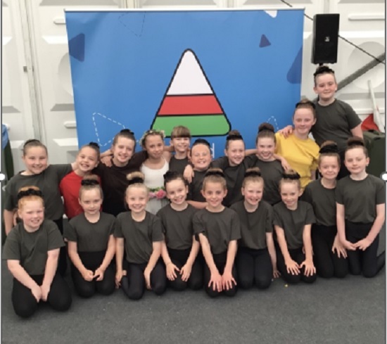  The creative dance group, who finished second.