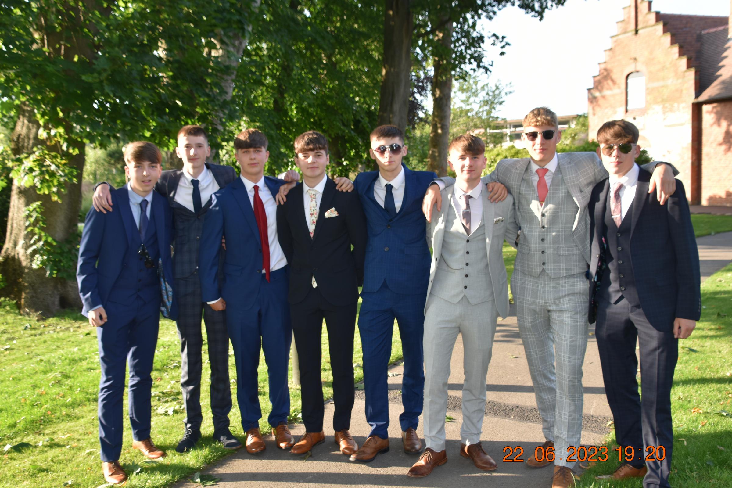 Prom at Chester Zoo for students from Argoed High School, Mynydd Isa.