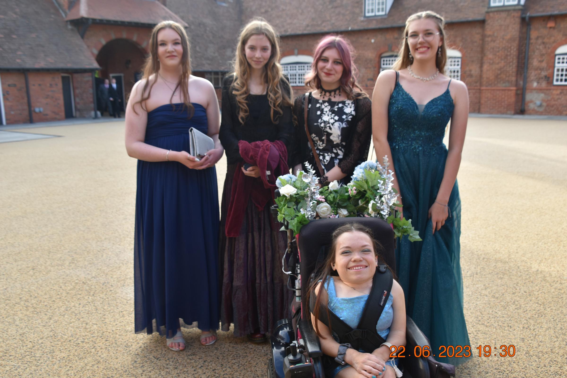 Prom at Chester Zoo for students from Argoed High School, Mynydd Isa.