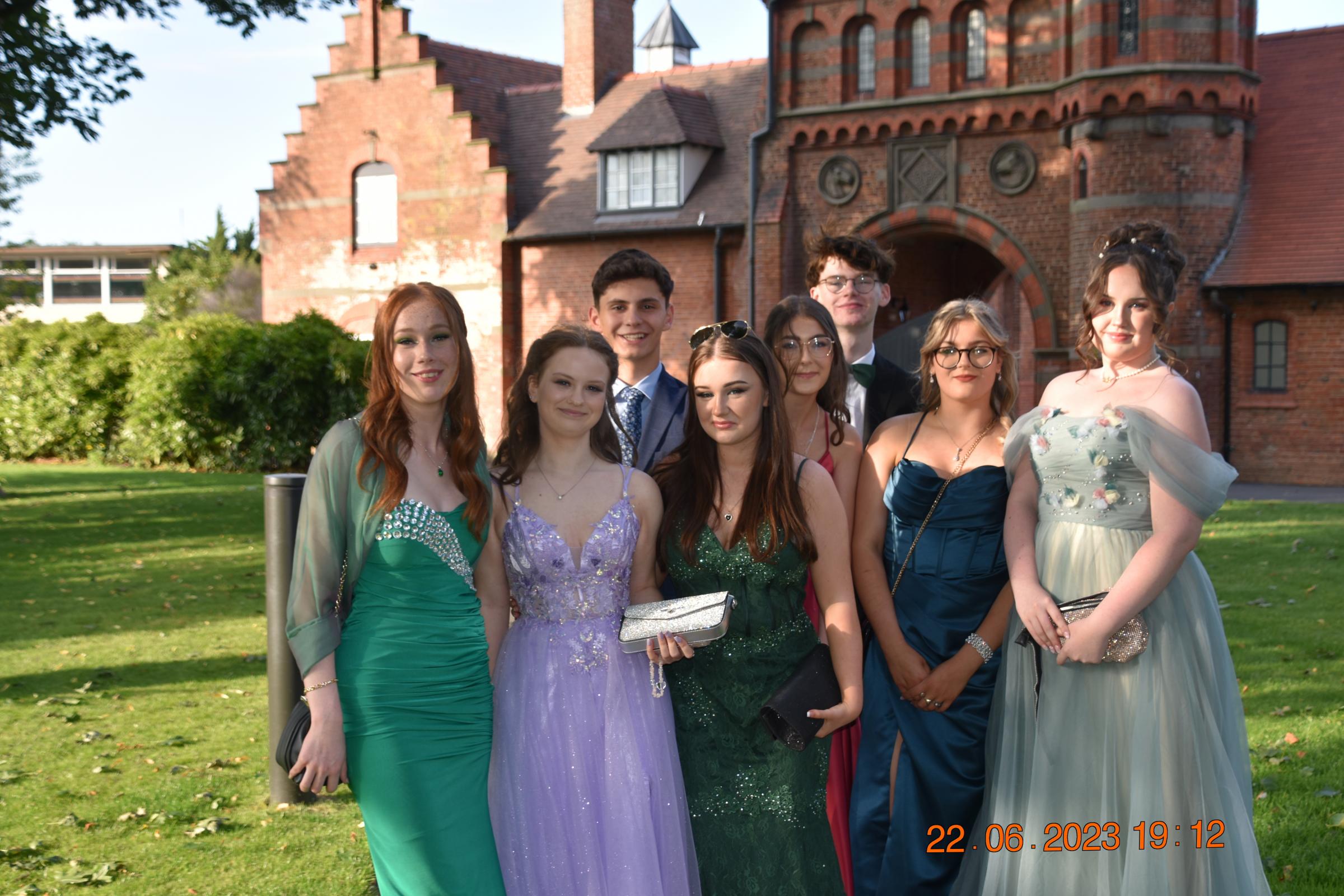 Prom at Chester Zoo for students from Argoed High School, Mynydd Isa.