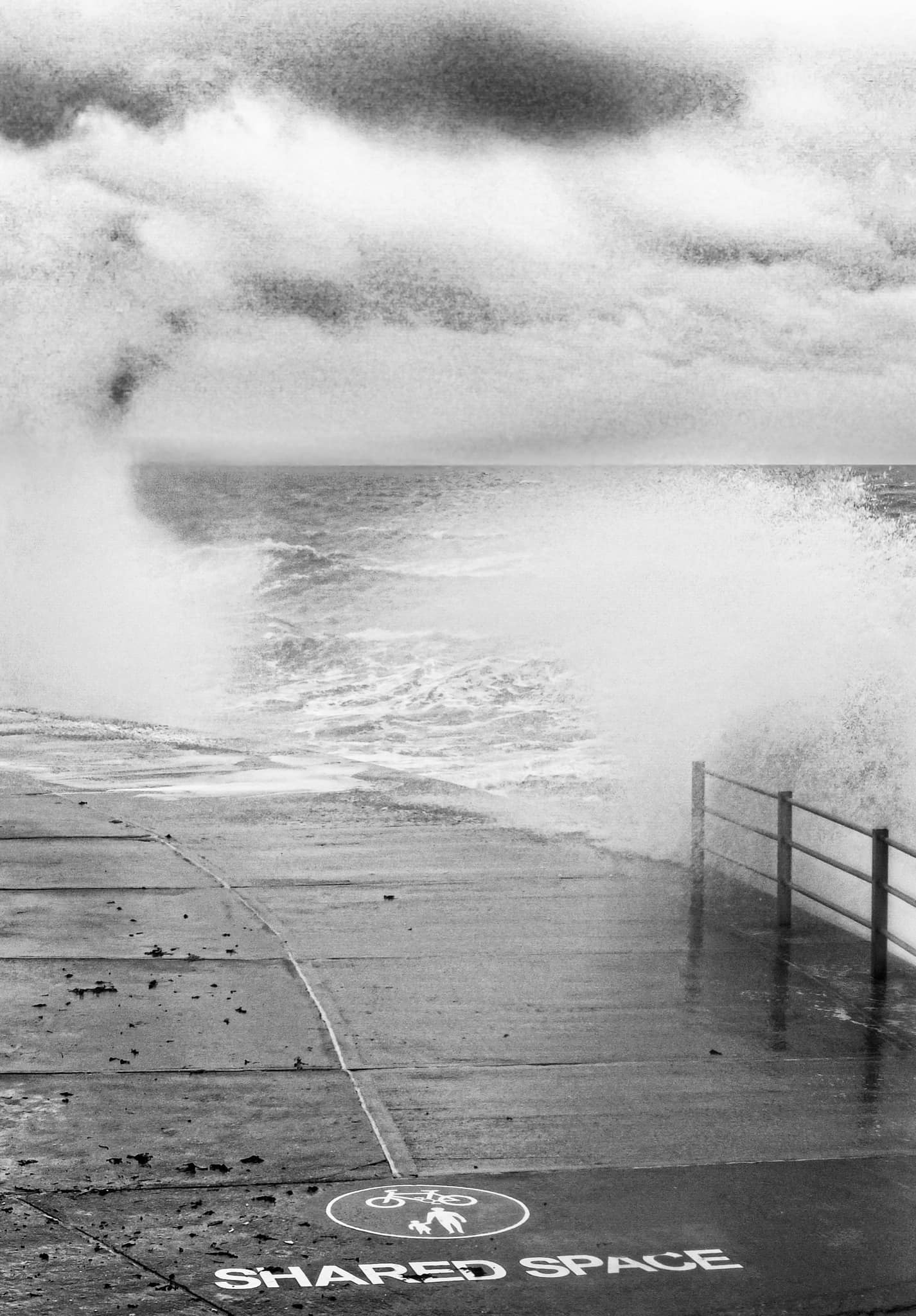 A stormy Westgate-on-Sea. Picture: Alan Brace