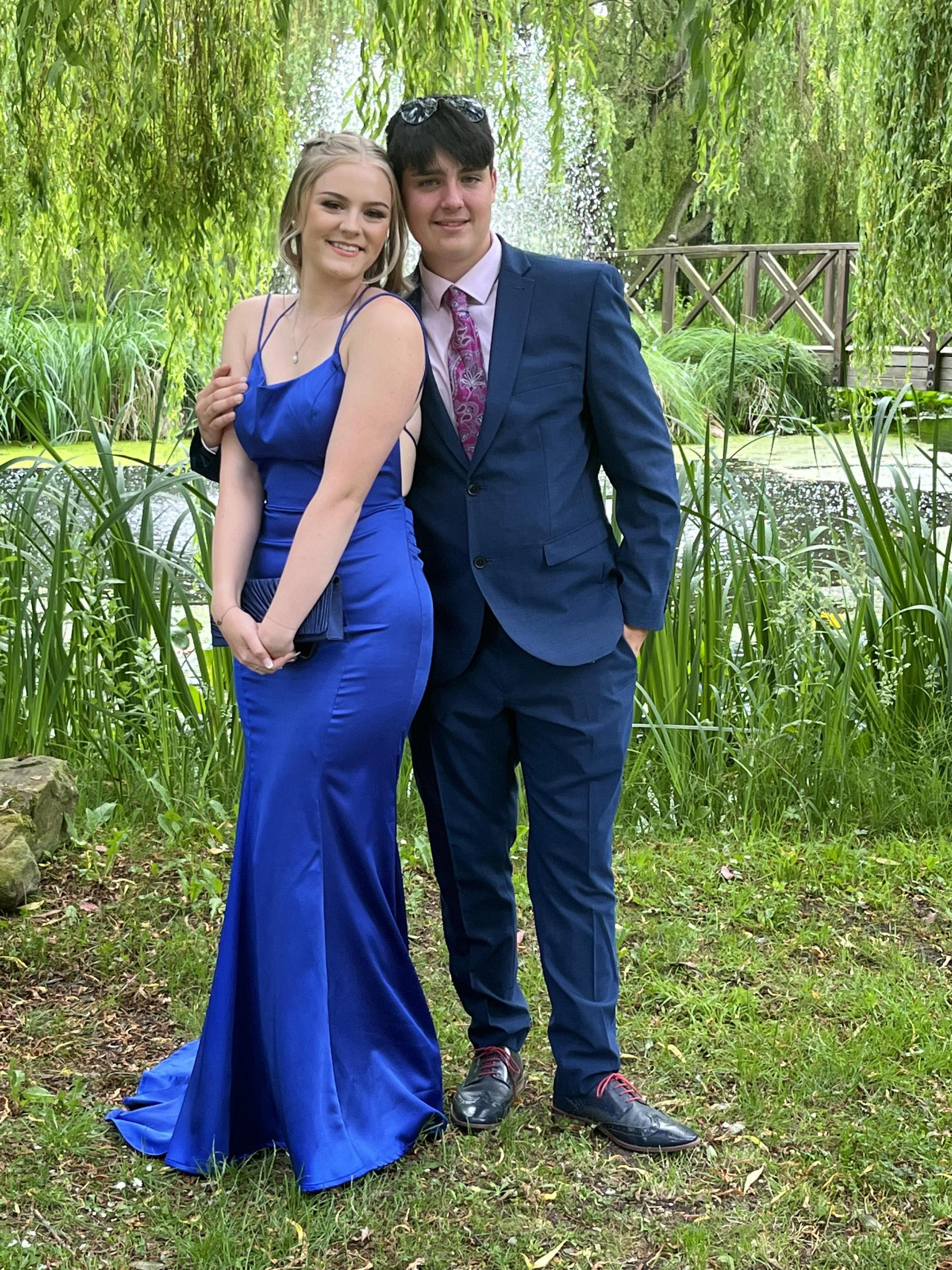 Ysgol Morgan Llwyd prom date for Nyah Davies and Ellis James.