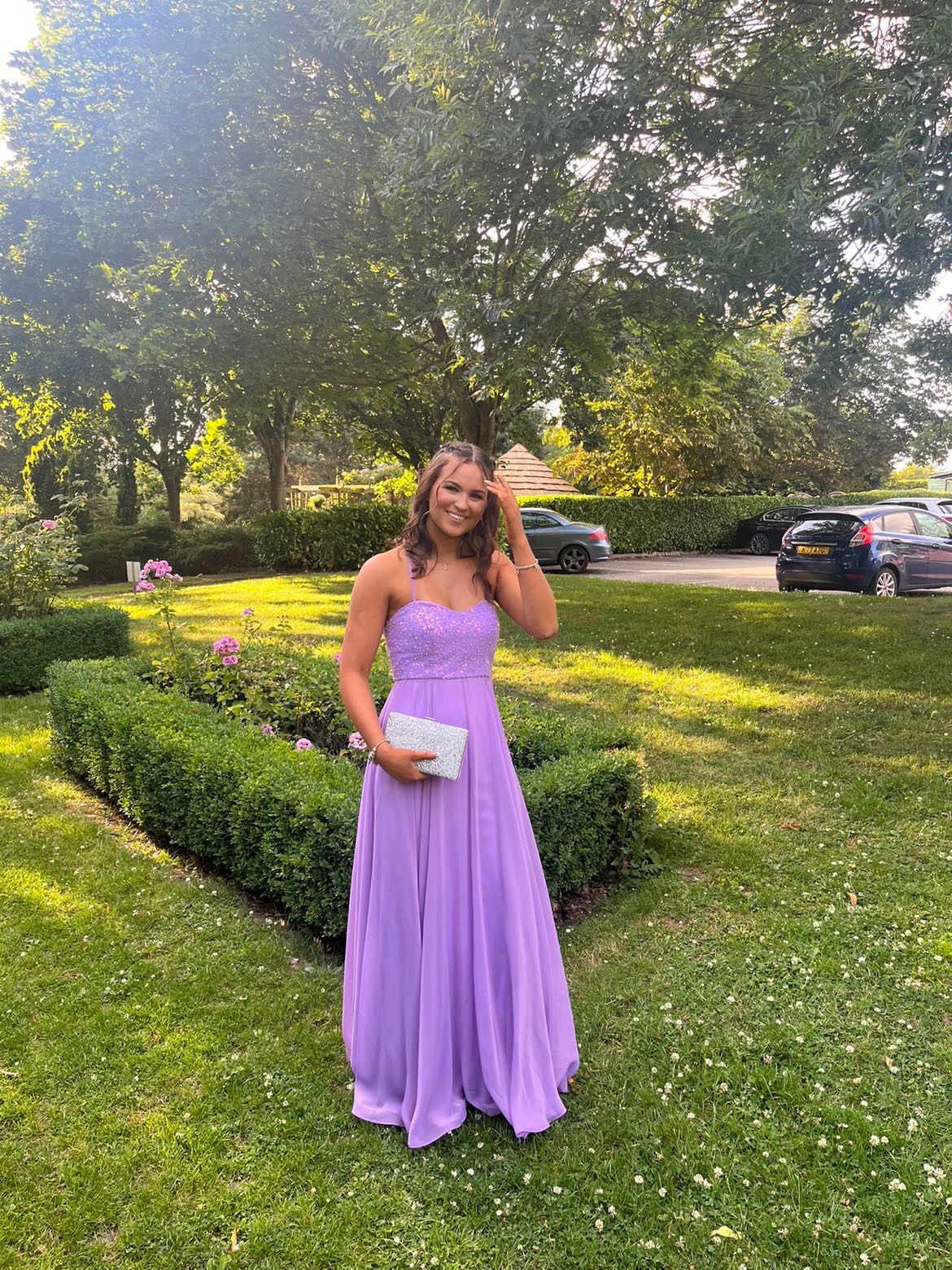 Amy Mayock, all set for the Darland High School prom. 