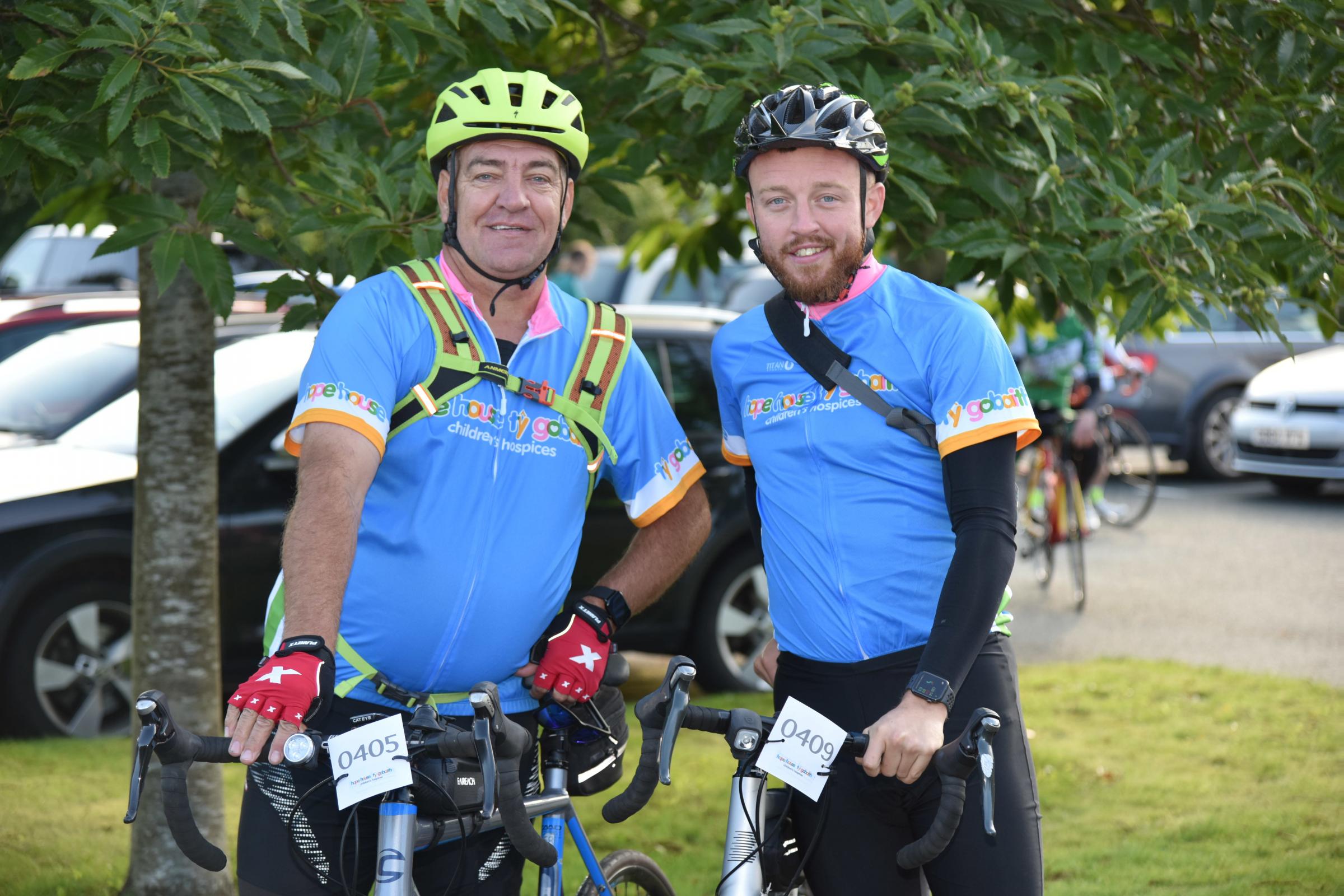 Riders who took part in the Hope House Cycle Challenge.