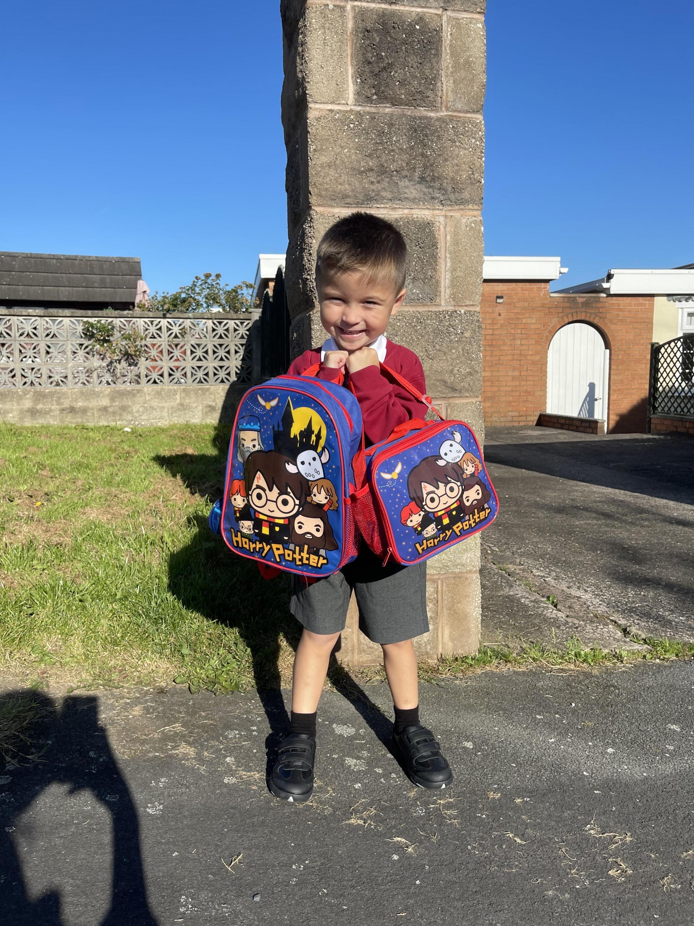 Sasha Ellis, from Connahs Quay: Ollie Moore, reception at Ysgol Golftyn.