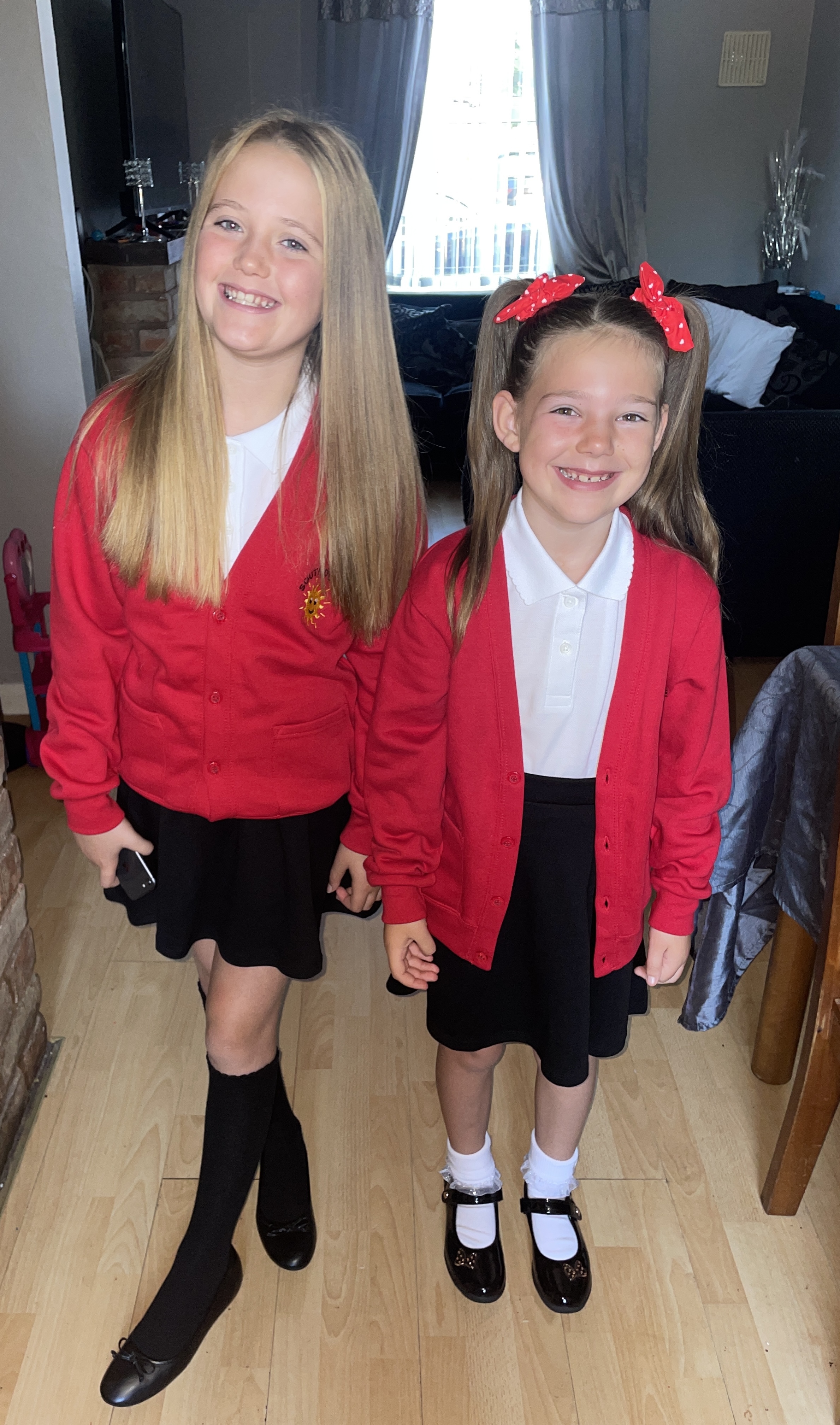 Jodie Edwards, Buckley: Daisy, Year 6 and Hallie, Year 3 at Southdown Primary School.