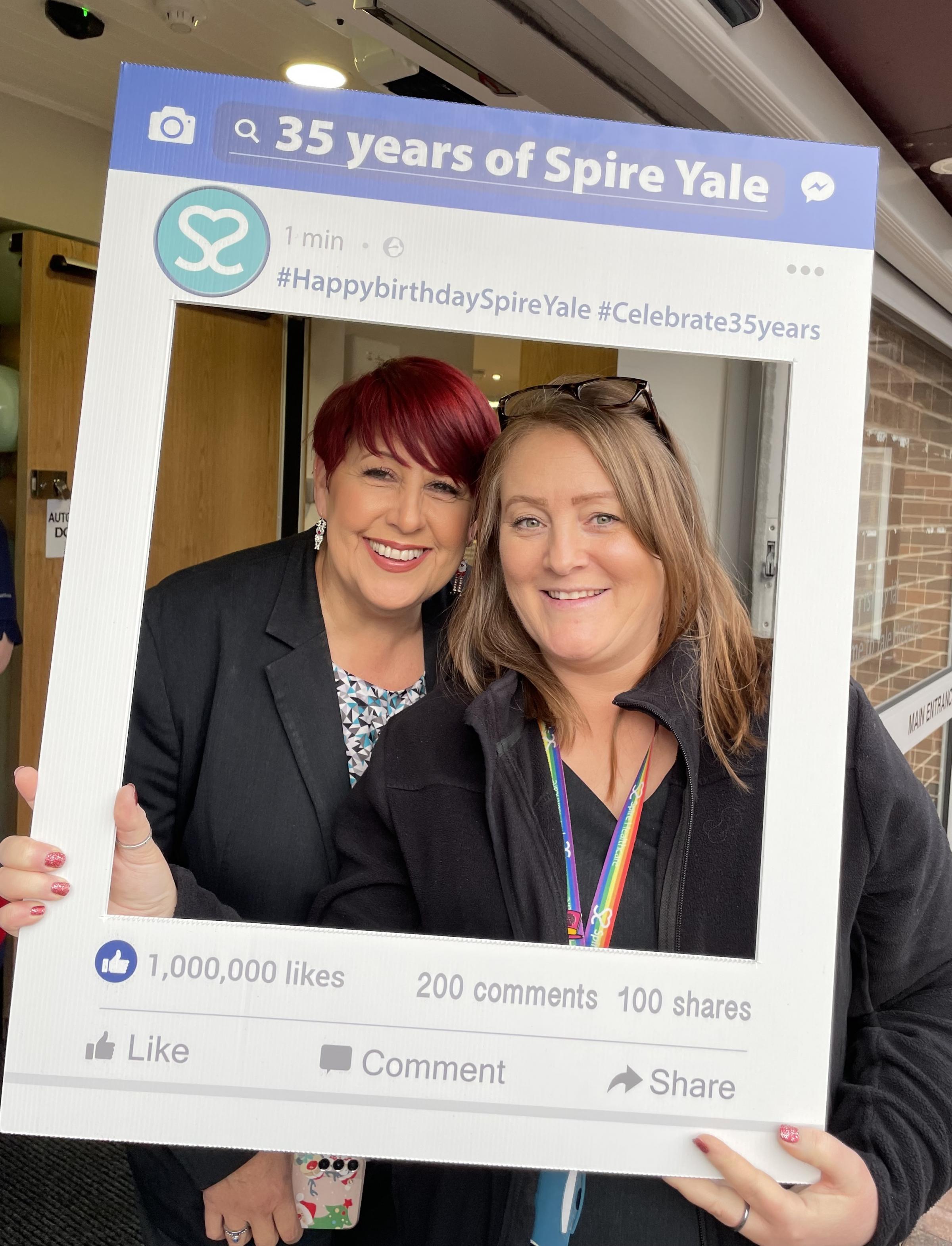 Debbie Edwards and Hannah Mathews, from the theatre admin team.