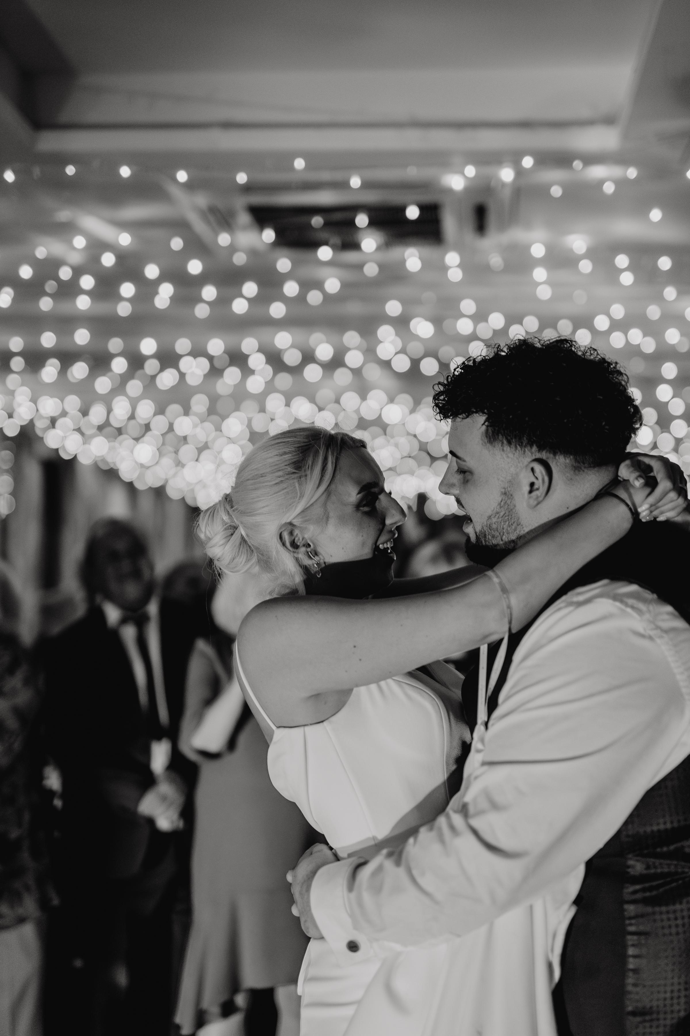 First dance for Jamie and Becca Inskip.