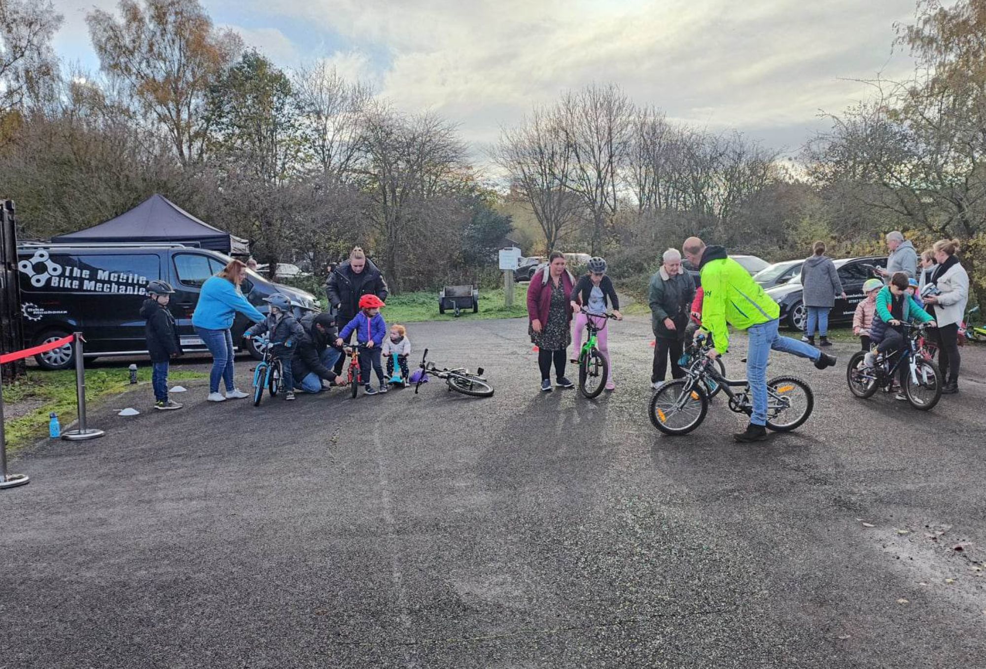 Learn to Ride sessions at Alyn Waters Country Park, Wrexham.