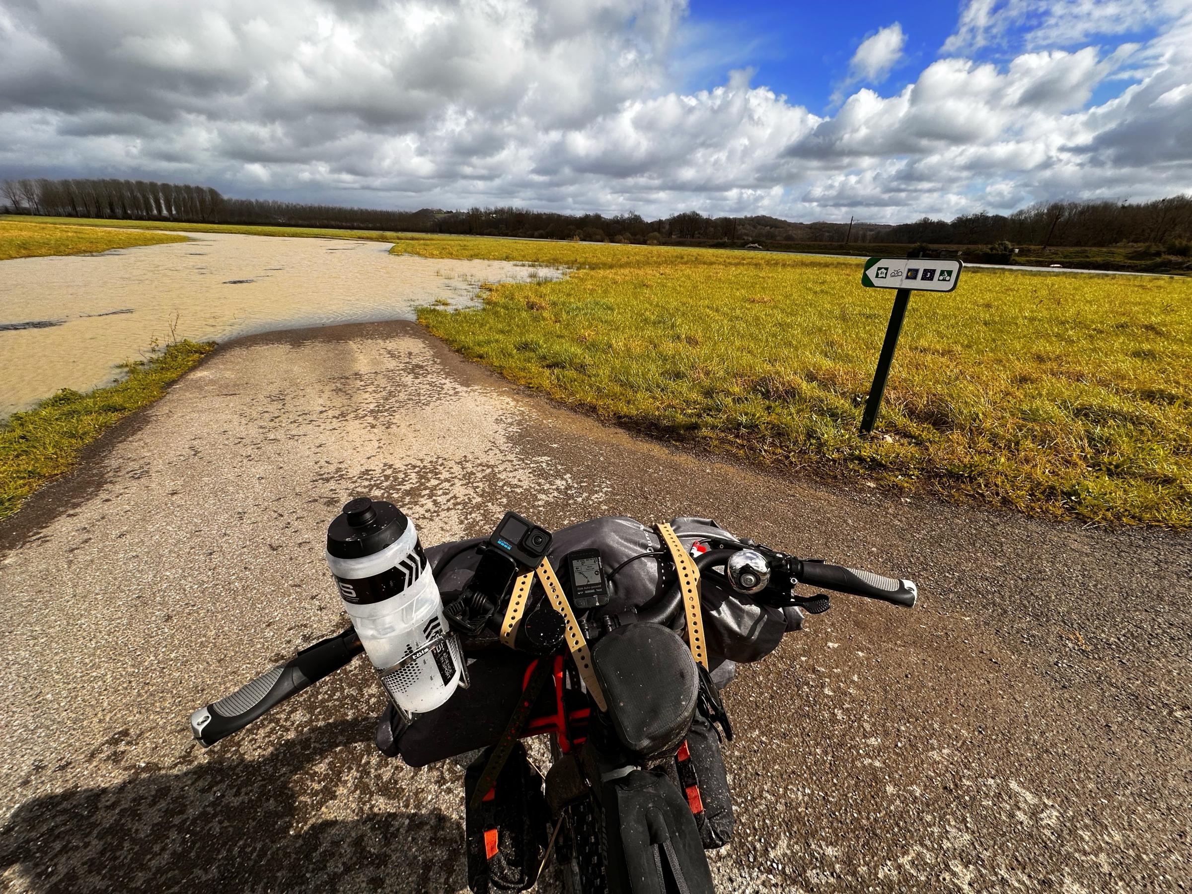 Ben Clark on his worldbybike charity fundraiser.