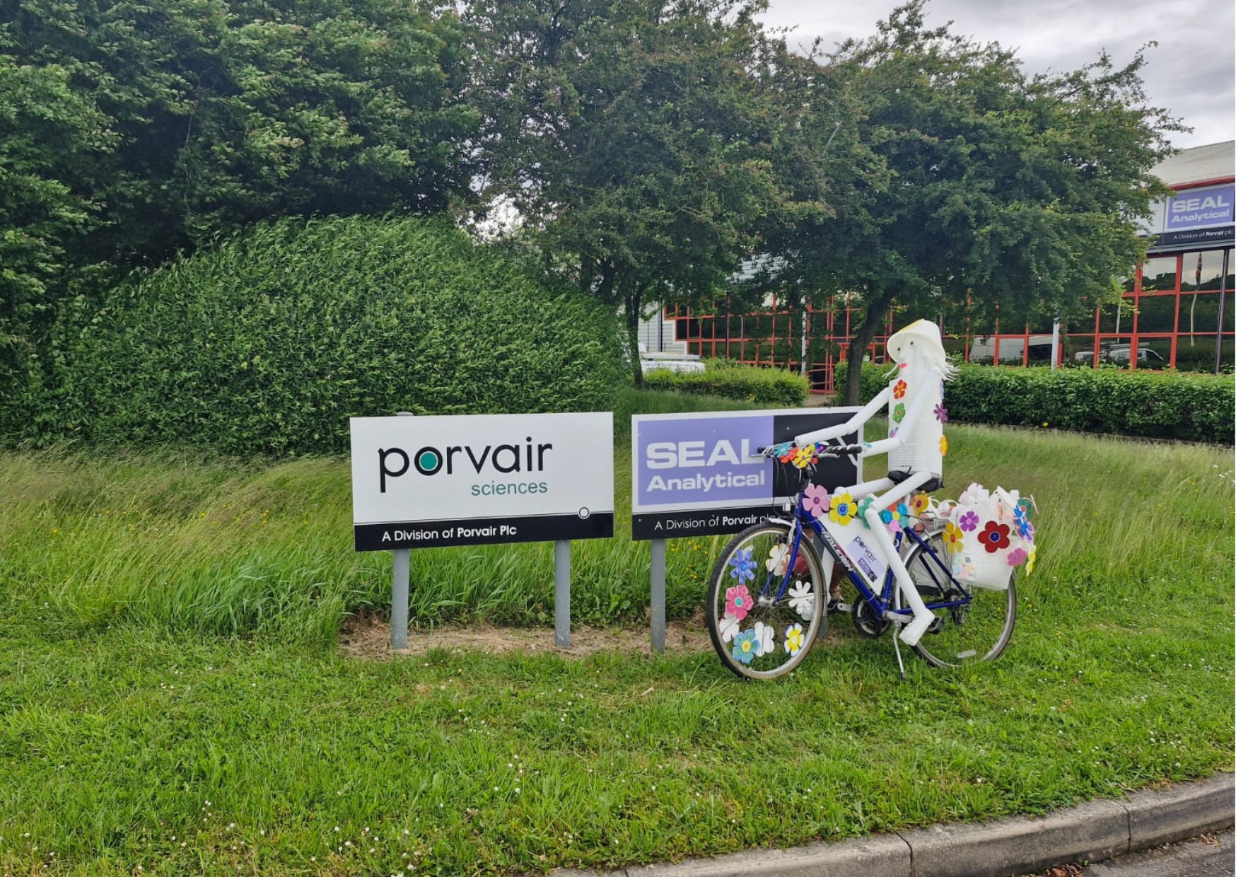 Pedal Power Parade entry by Porvair Sciences.