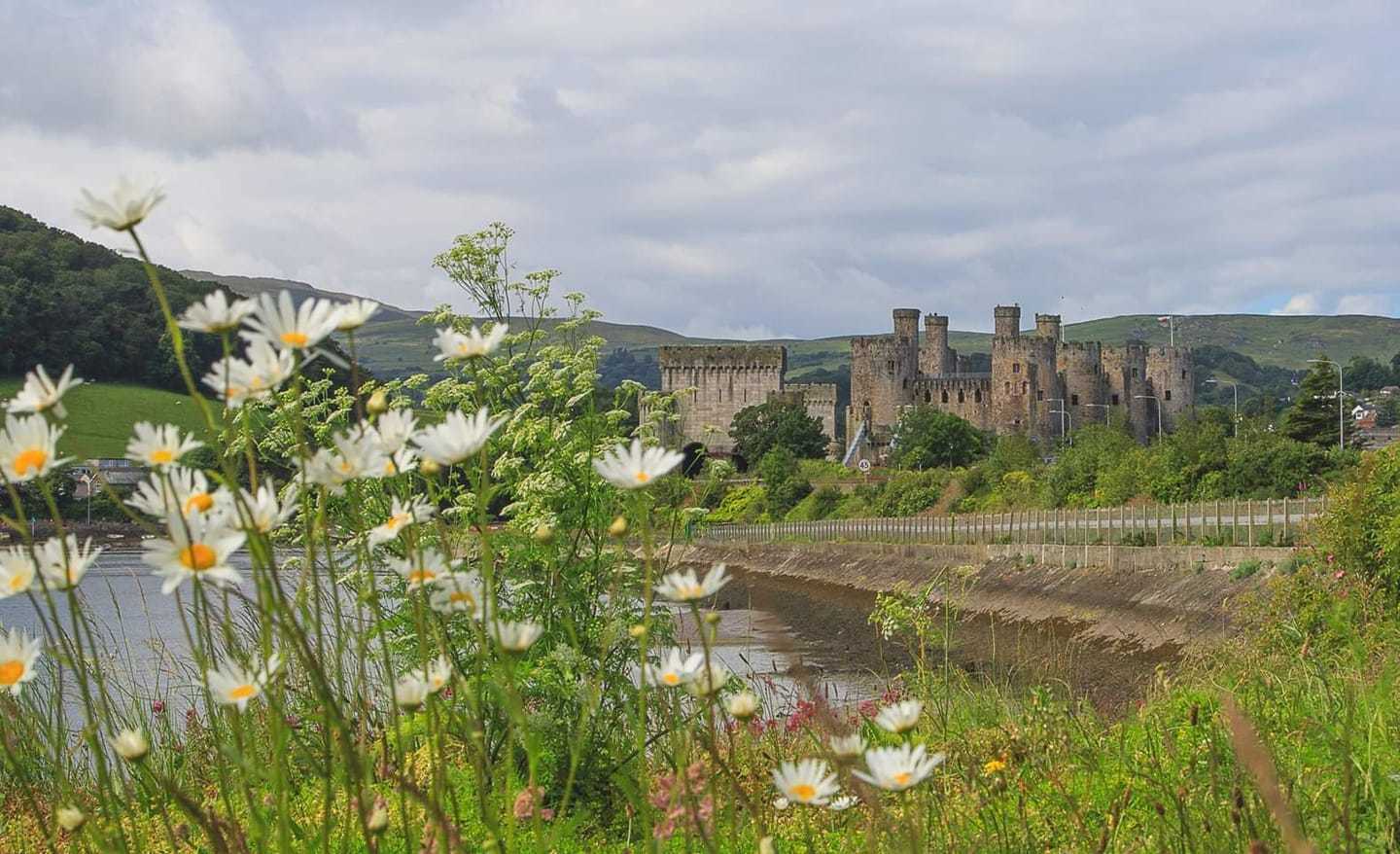 Yveline Le Gars Hands took this shot of Conwy Castle