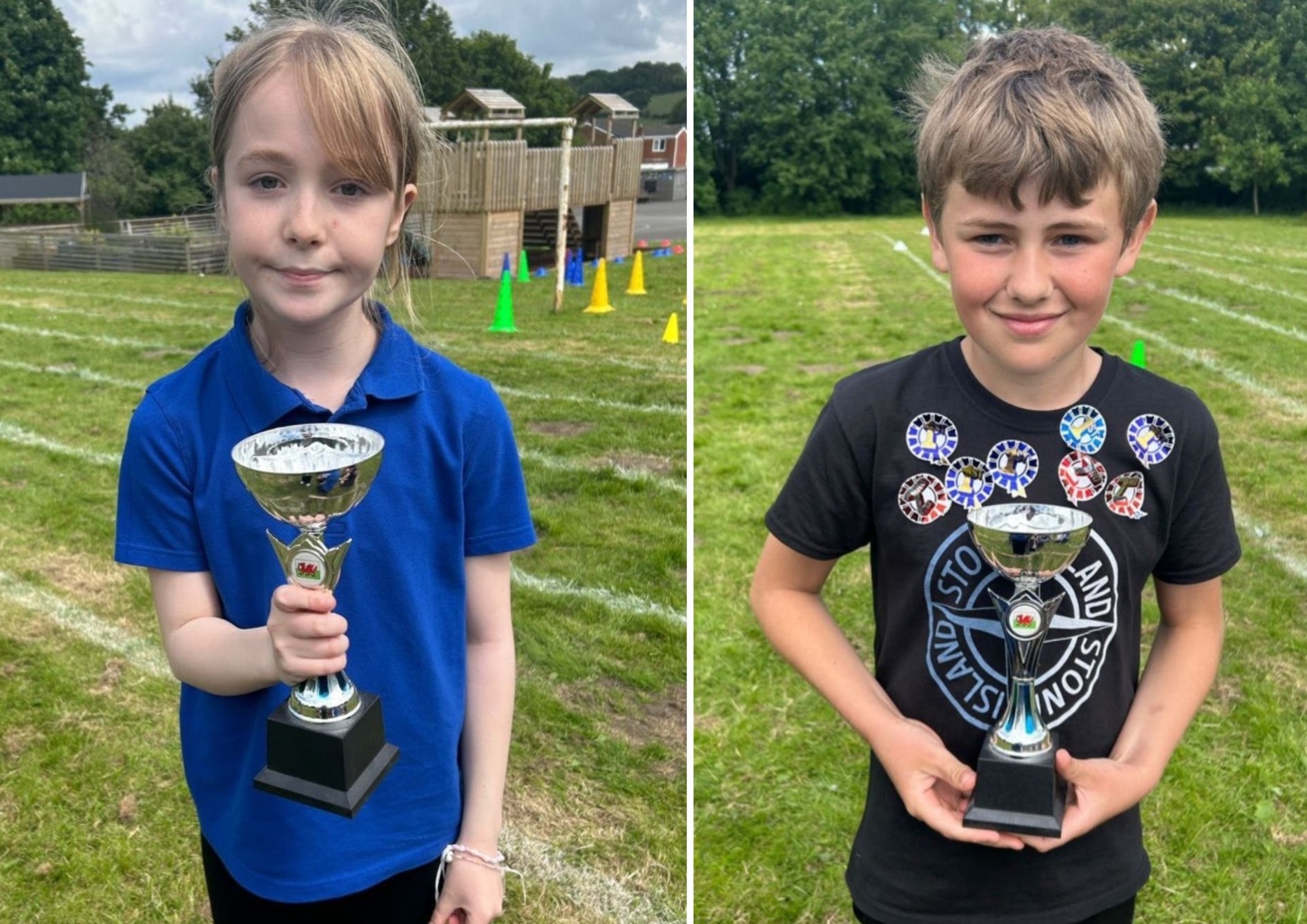 Victor Ludorum award for best Year 6 male athlete, to Joe Thomas and Victrix Ludorum for best female Year 6 athlete, Katie Upton.