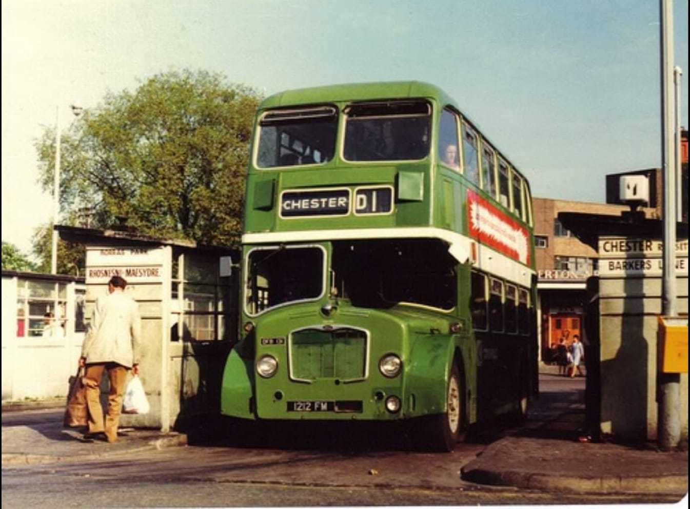 If the E3 Pandy bus wasnt running the alternative was the D1 and get off by Gresford Colliery, said David Kelly, using this photo.