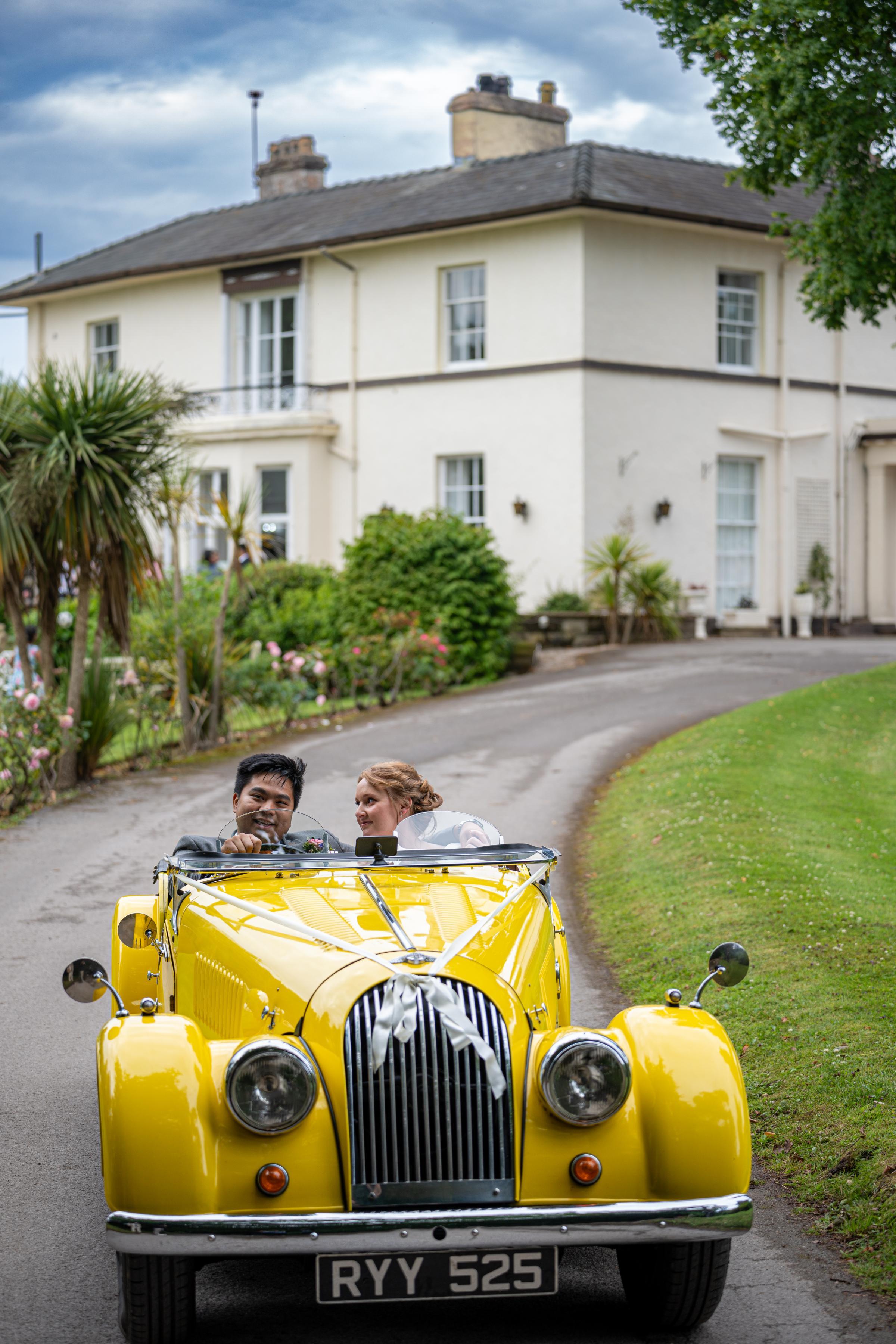 Hannah & Aedan - Highfield Hall. Photo: Victoria Green