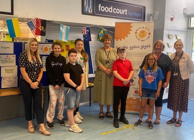 Taking part in Food and Fun Programme across Flintshire schools this summer.