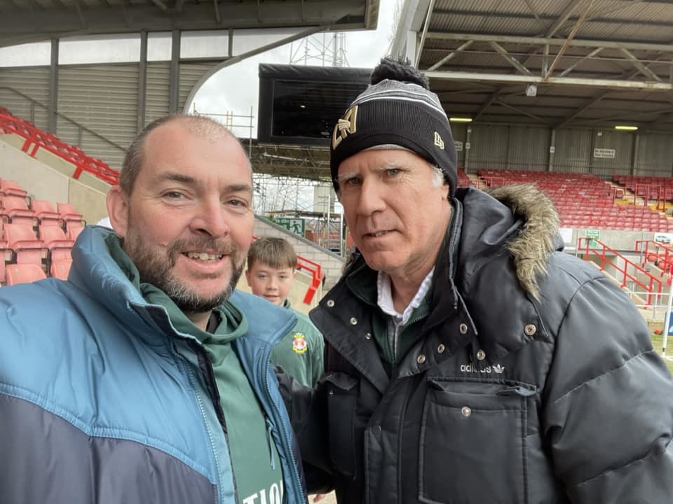 Carl Jones and actor Will Ferrell.