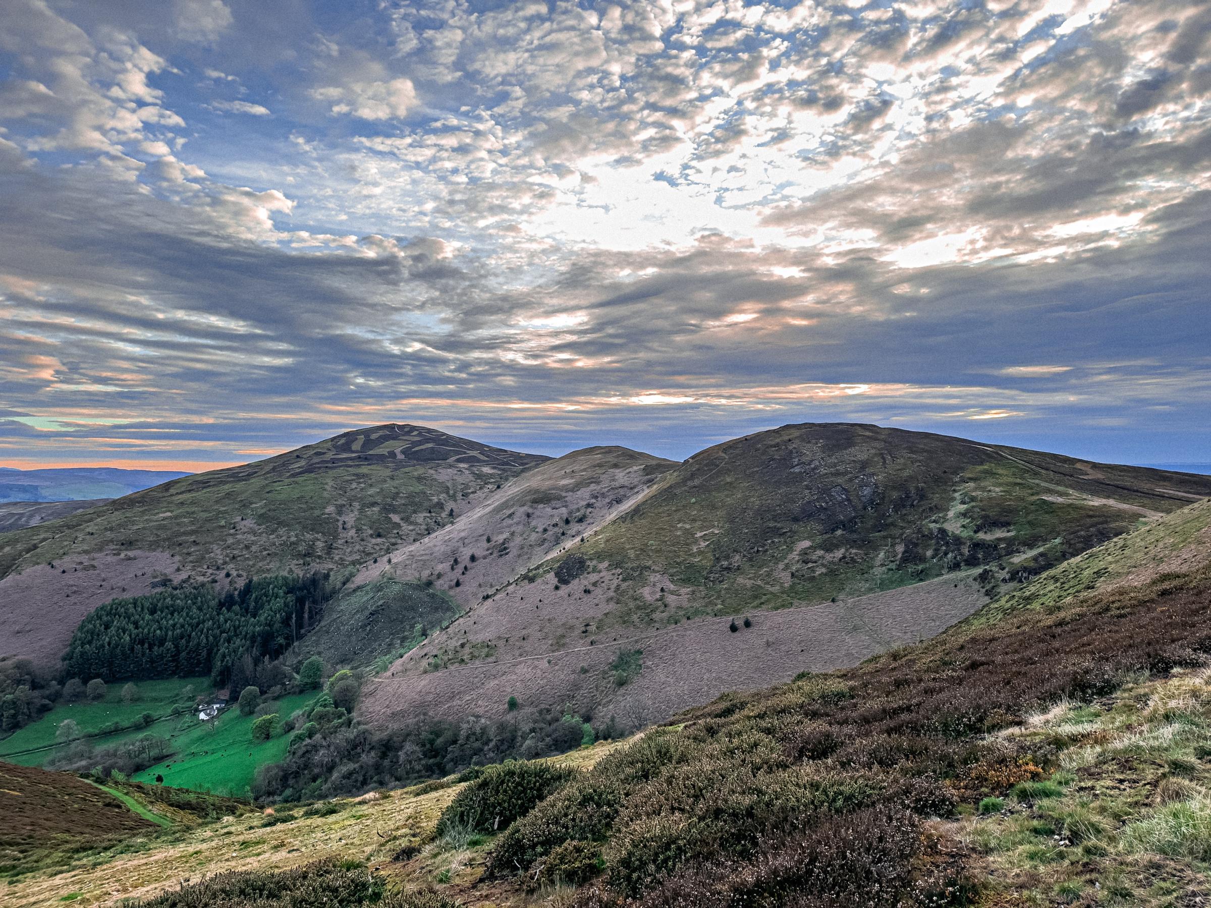 The stunning hills of Llangollen Moel Y Gamelin. Photo: Mark Williams