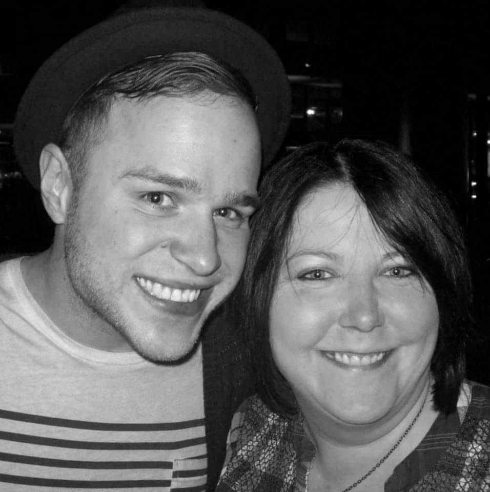 Jan Dvis - singer and presenter Olly Murs.