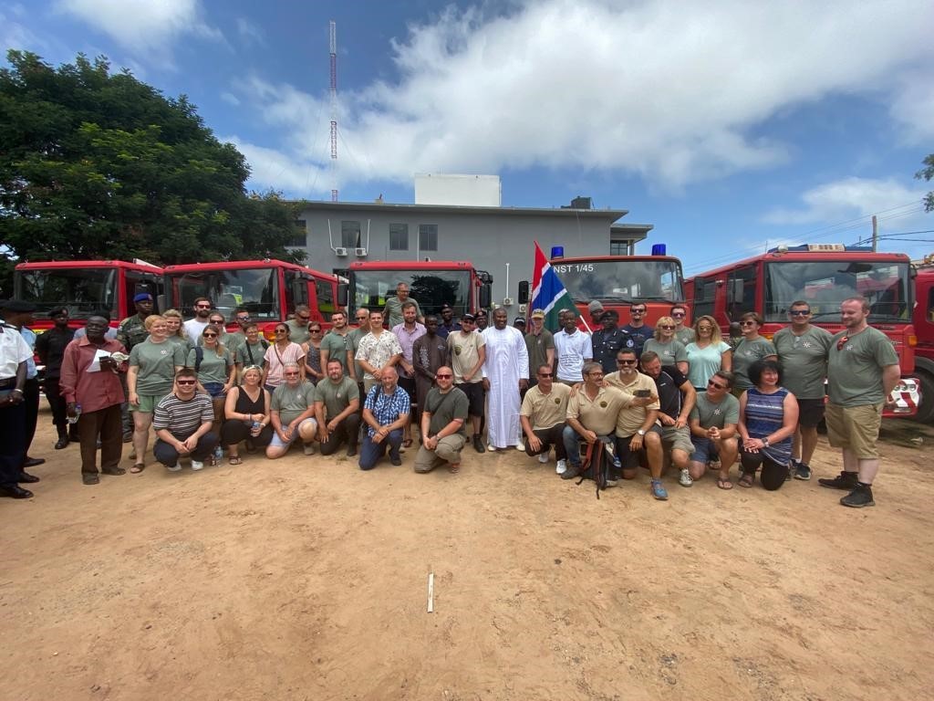 Daniel and Paul McNulty and volunteers on Operation Zephyr 2022.