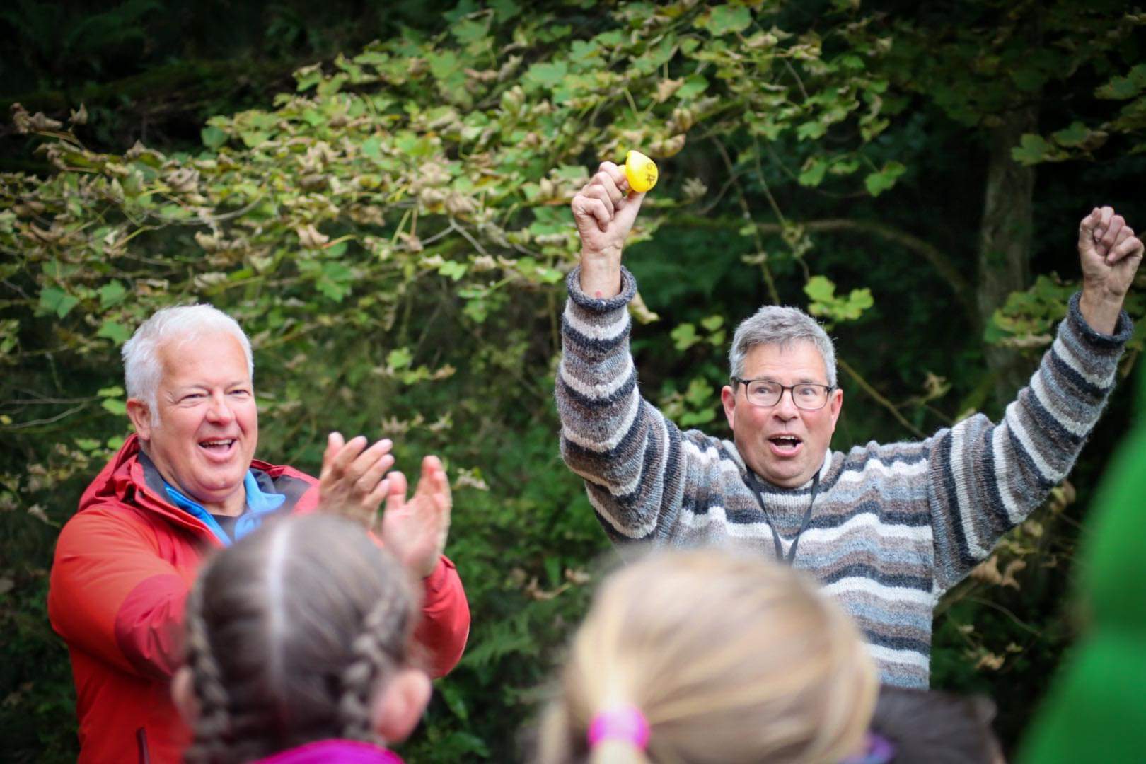 Family fun at the Nant Mill Duck Race.