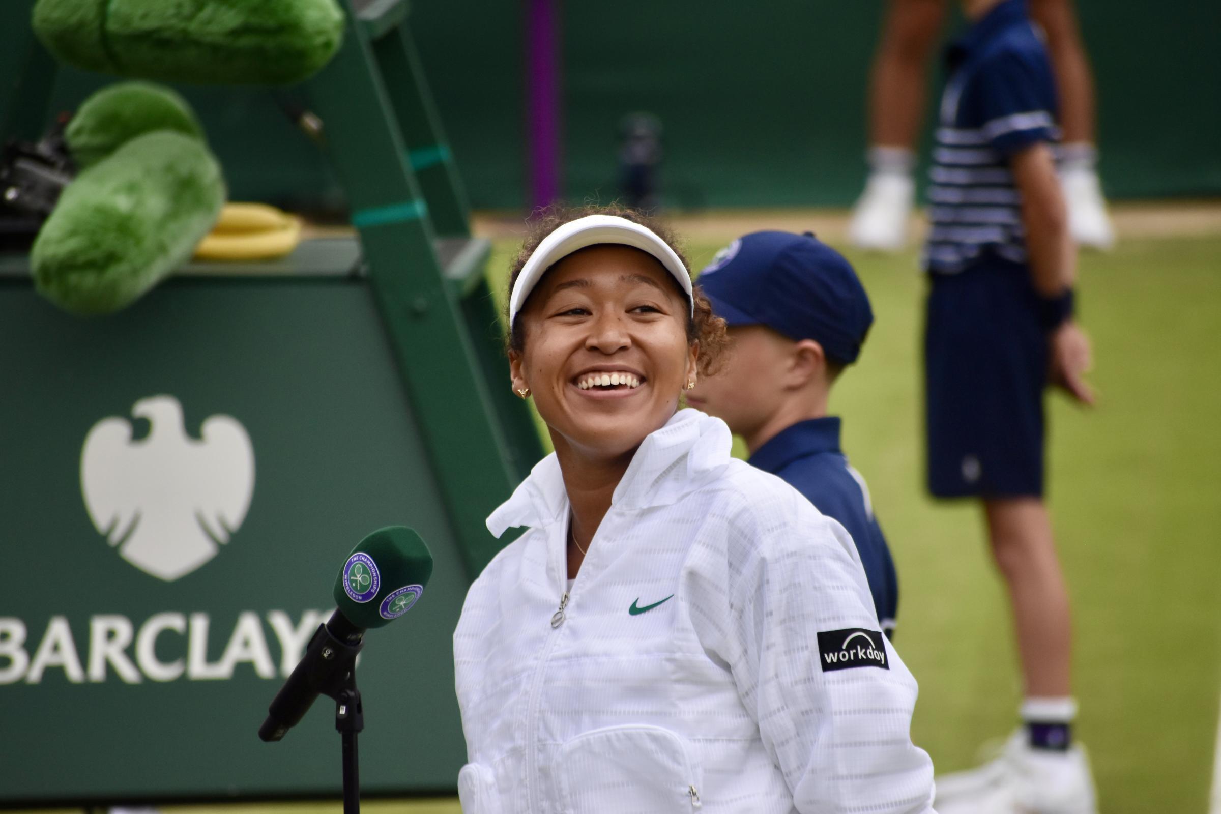 Naomi Osaka, Wimbledon, 2024. Photo: Kara Beth Davies