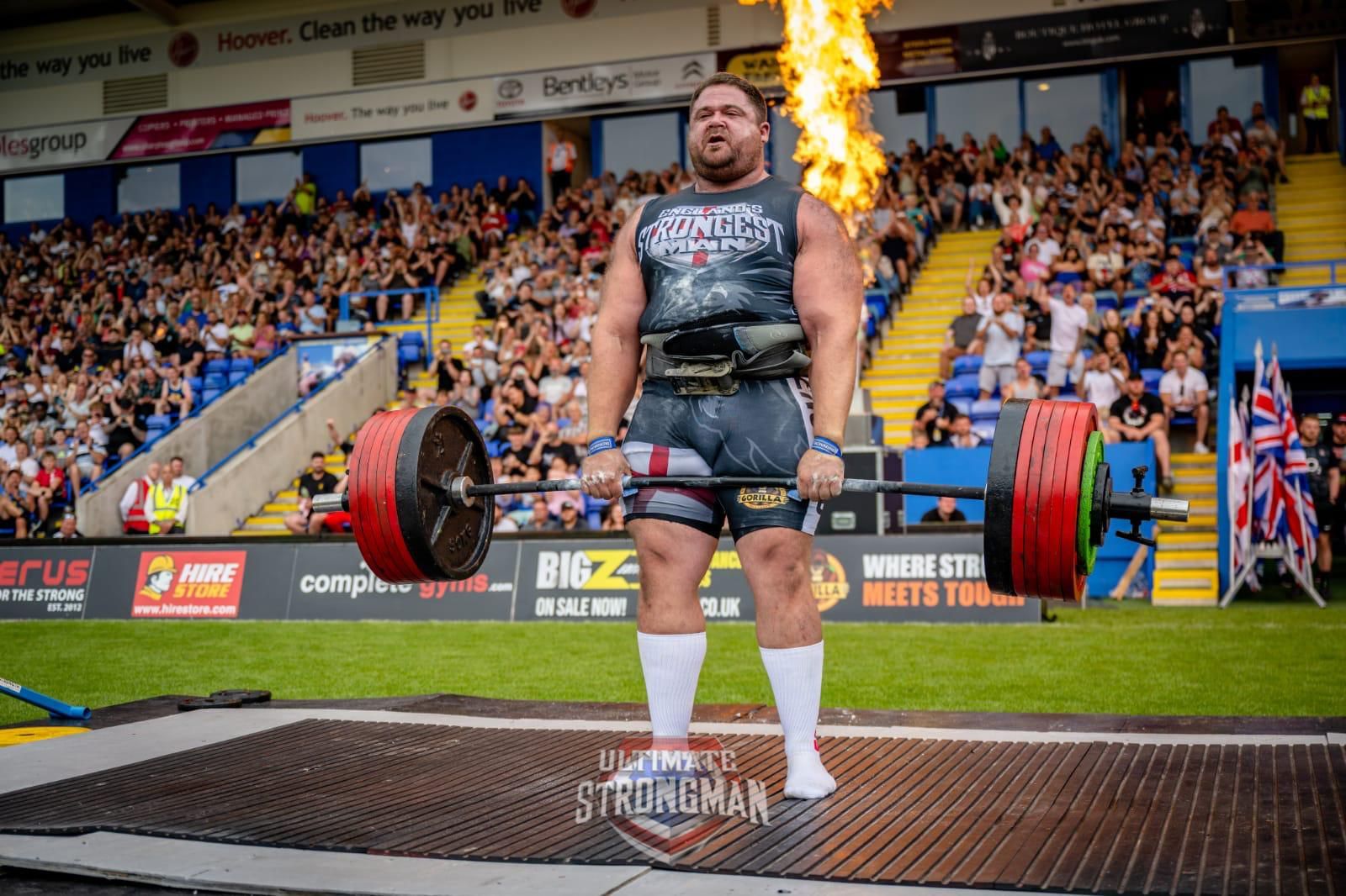 Strongman Dean Evans.