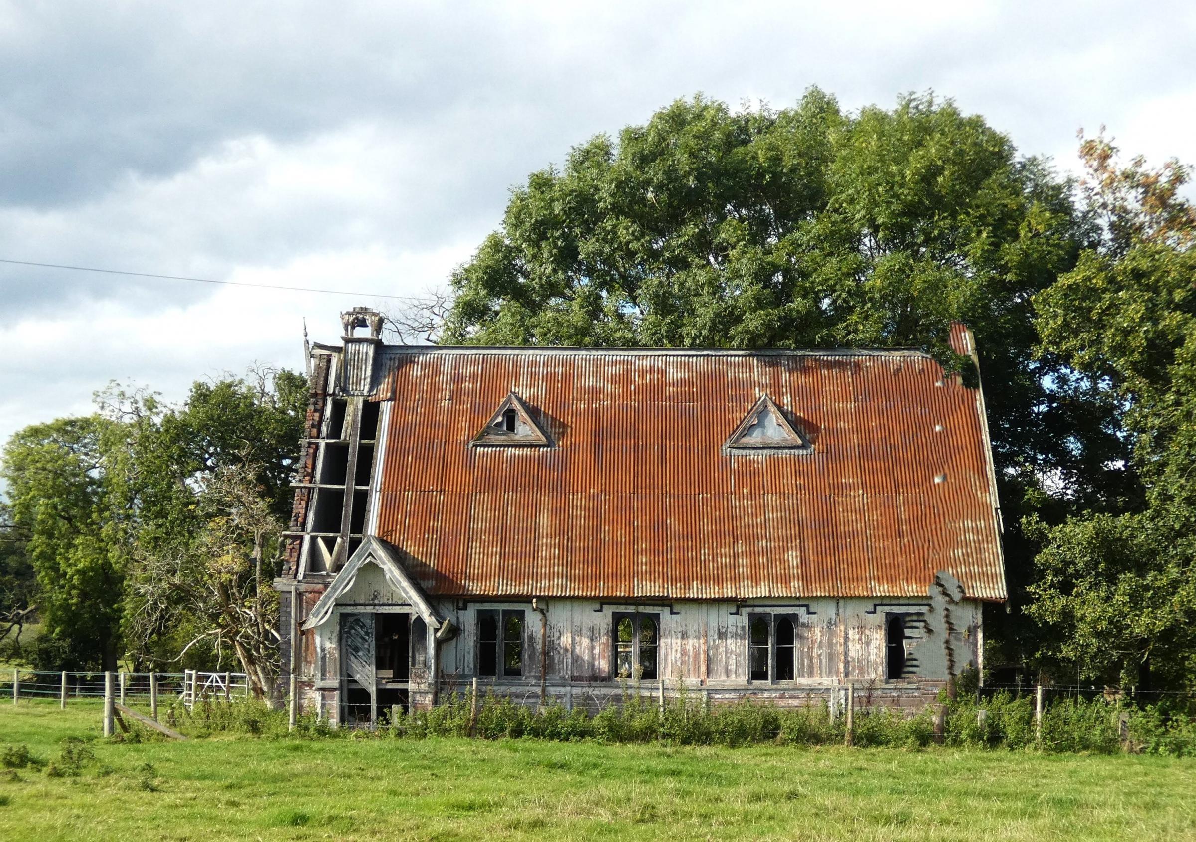 Abenbury church Cefn Park estate. Photo: Stephen Bromley