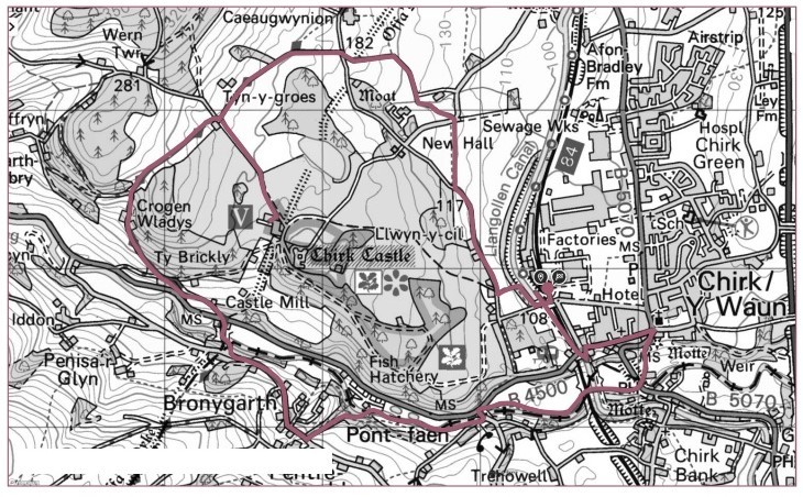 Chirk Circular route.