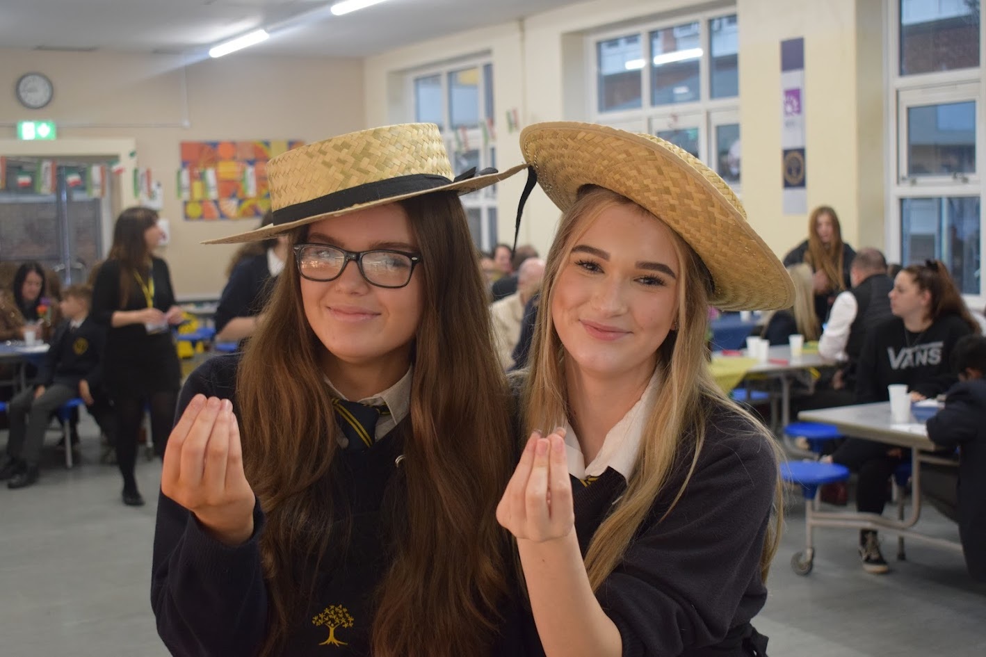 A taste of Italy at the Elfed High School Year 7 Welcome Evening.