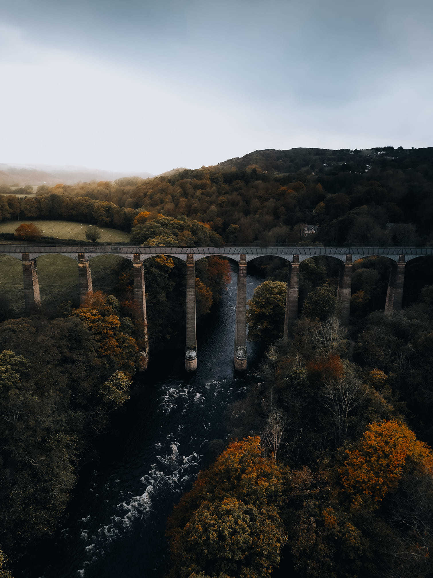 Ben Hughes shared a photo of the striking Pontcysyllte Aqueduct, set in beautiful scenery.