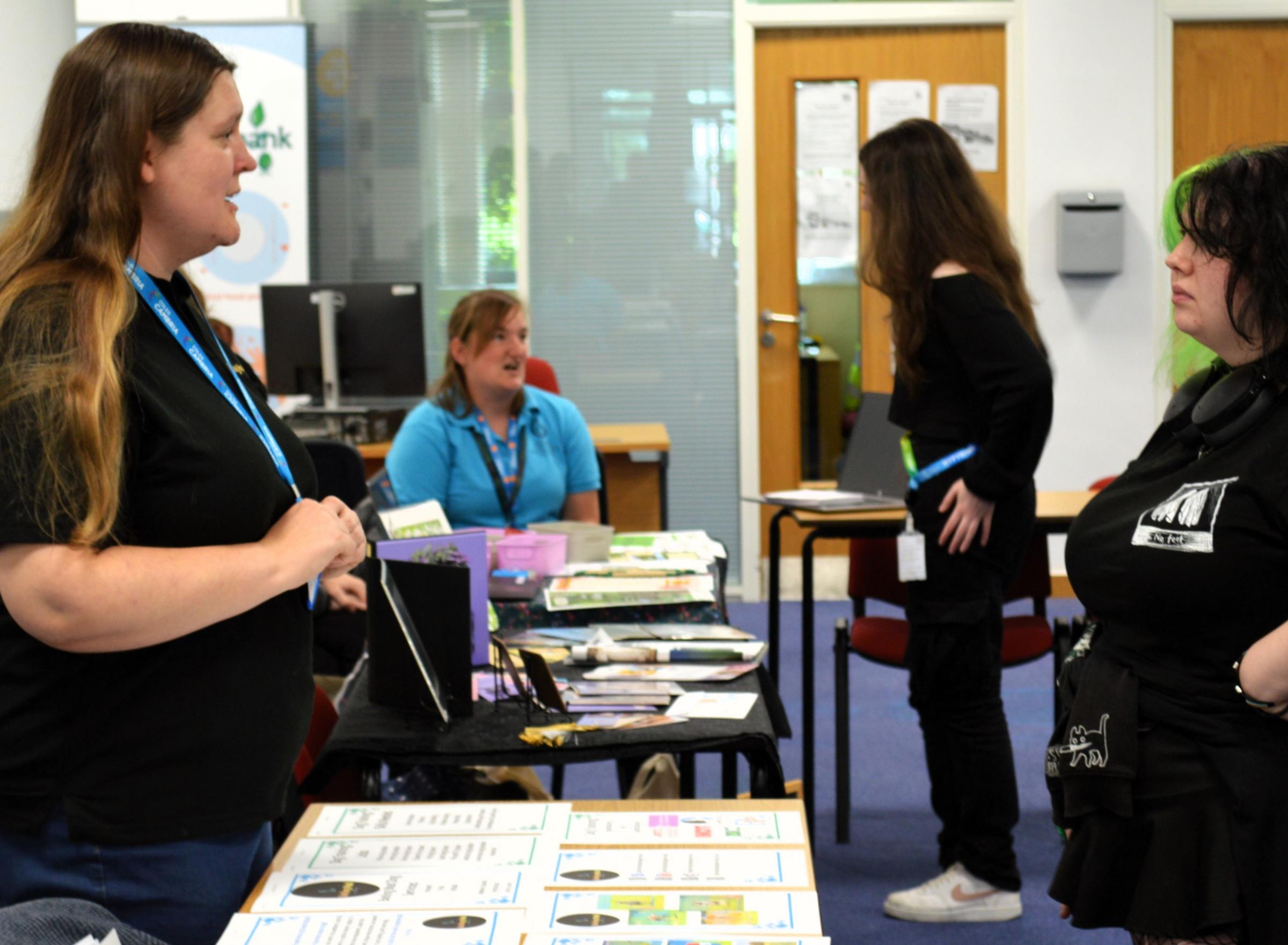 Nature and wildlife careers event at Coleg Cambria Northop.