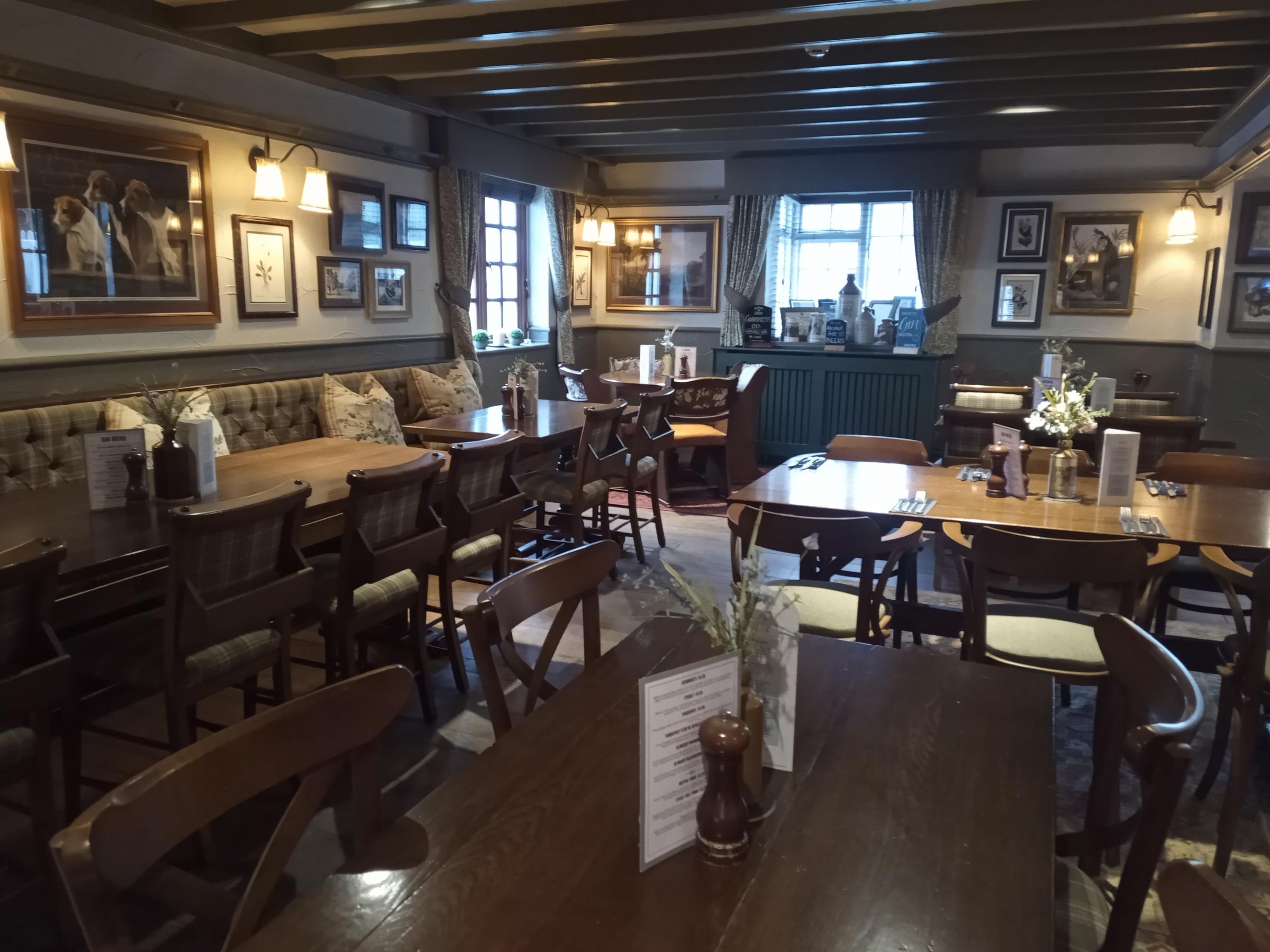 Inside The Crown Inn, Lixwm.