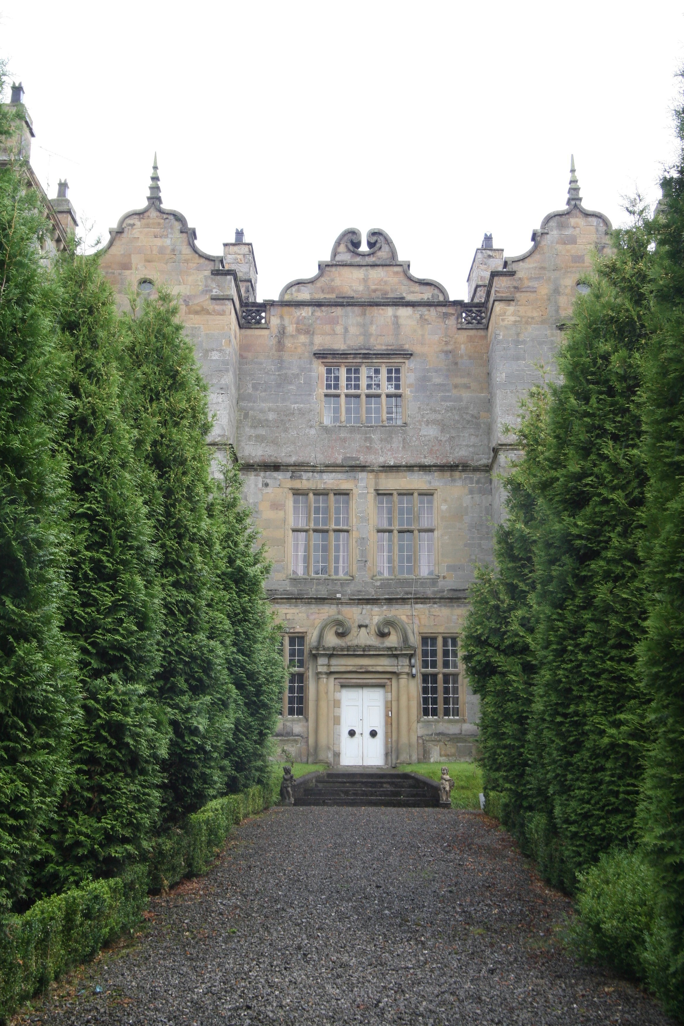 Plas Teg mansion.