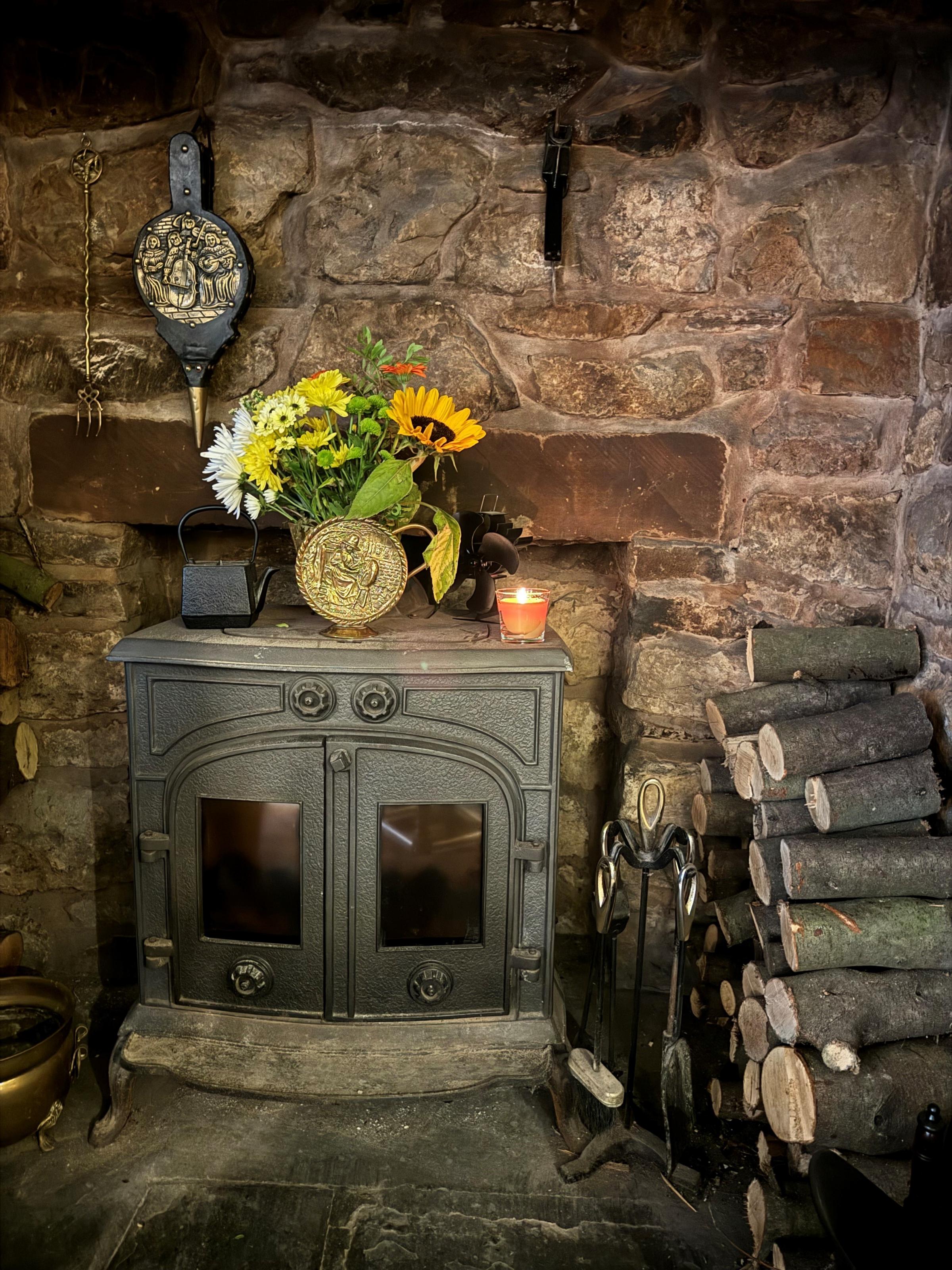 Get cosy inside the Lletty Hotel.