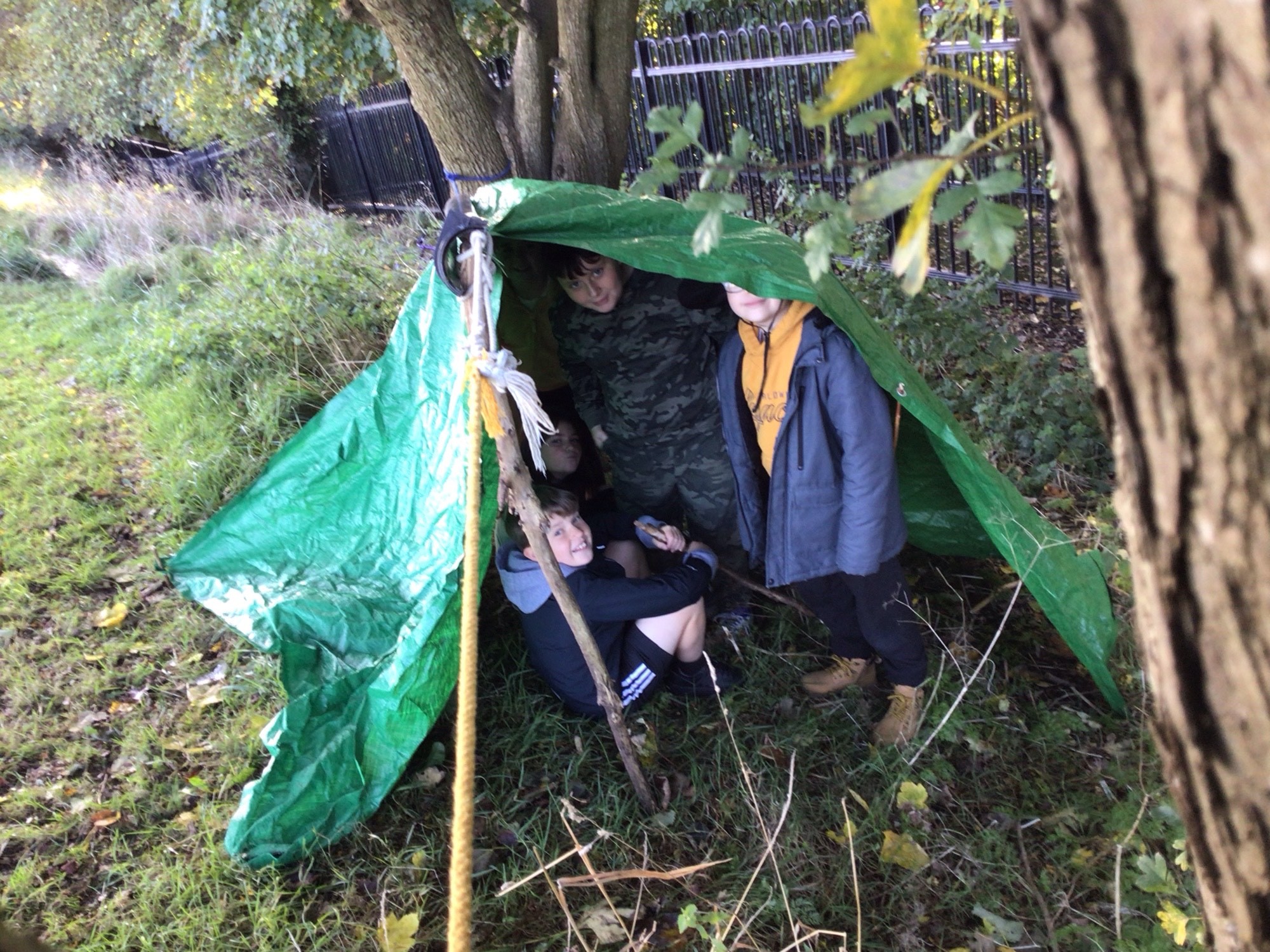 Activities during Explorers Day at Ysgol Merllyn.