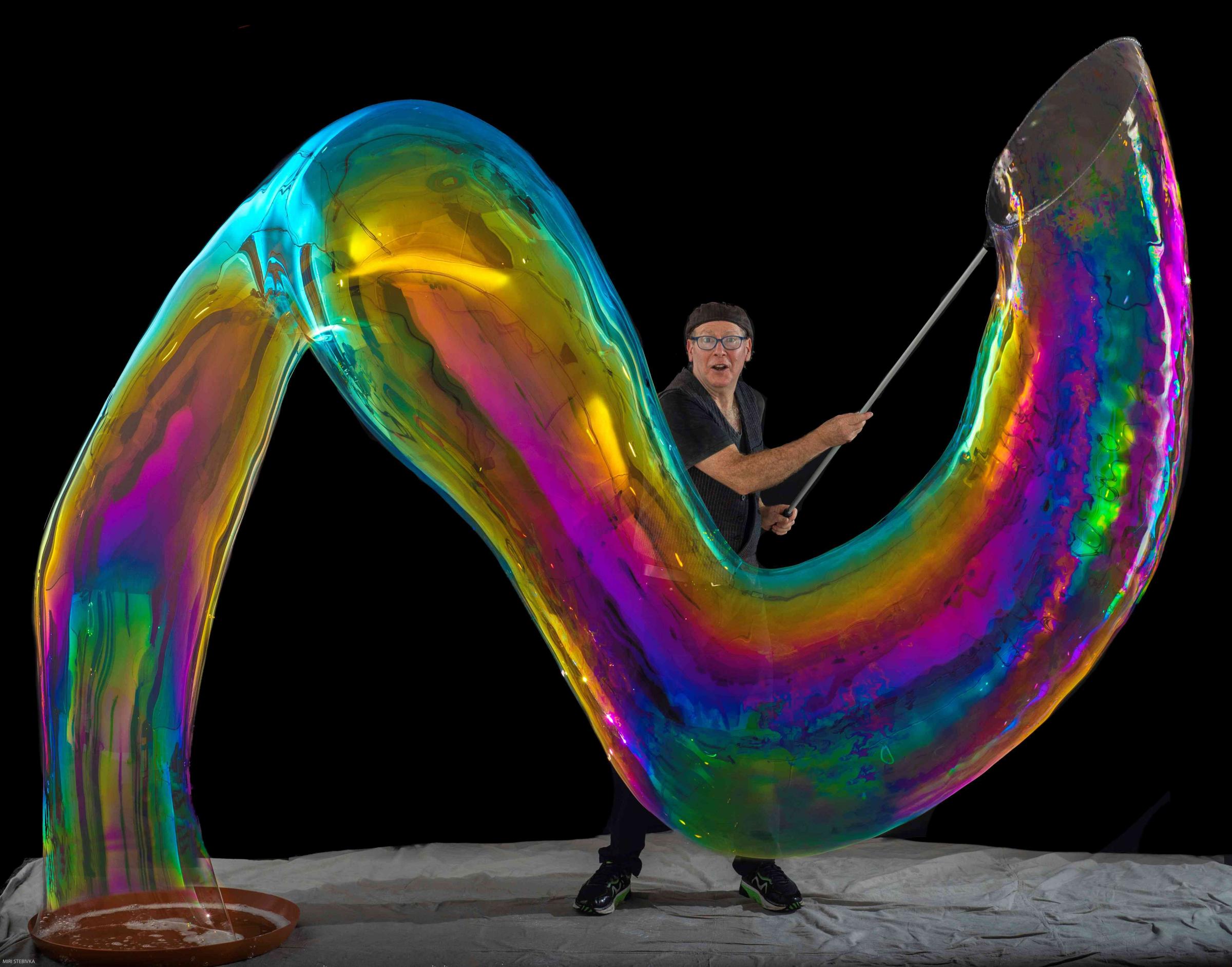 The Amazing Bubble Man.