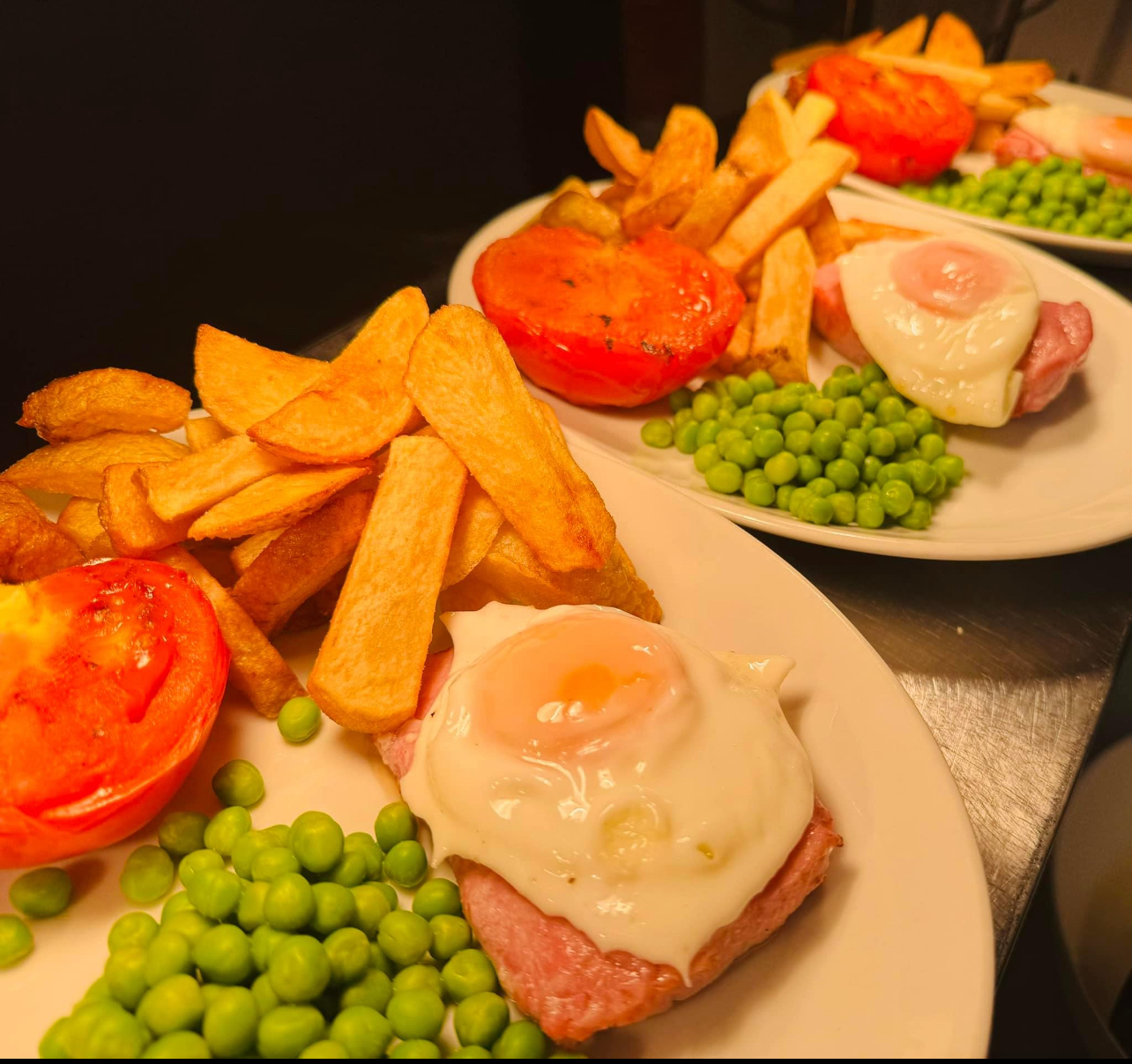 Small plates for the lighter appetite, including firm favourite, gammon and egg.